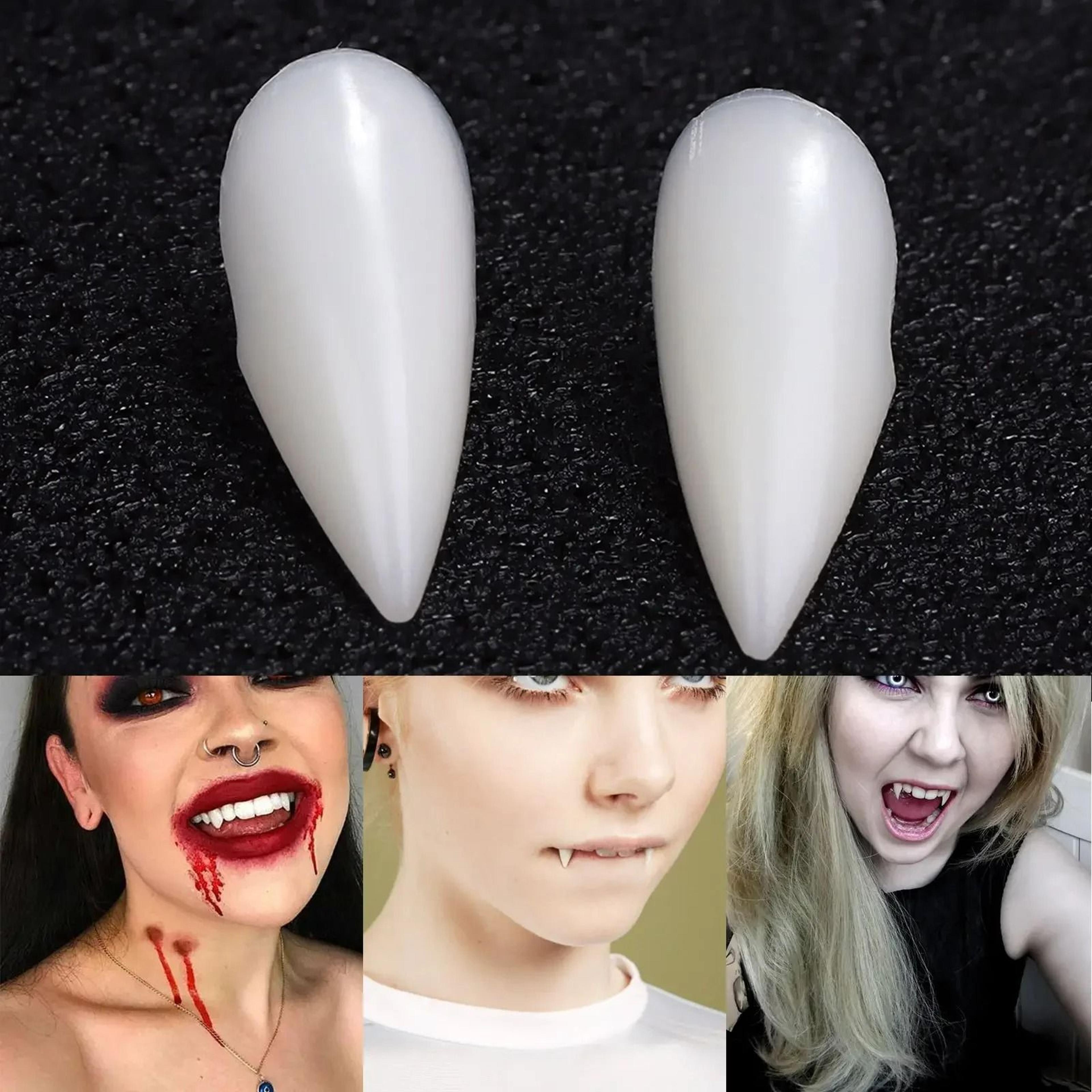 5-pair halloween vampire fangs set with solid adhesive glue