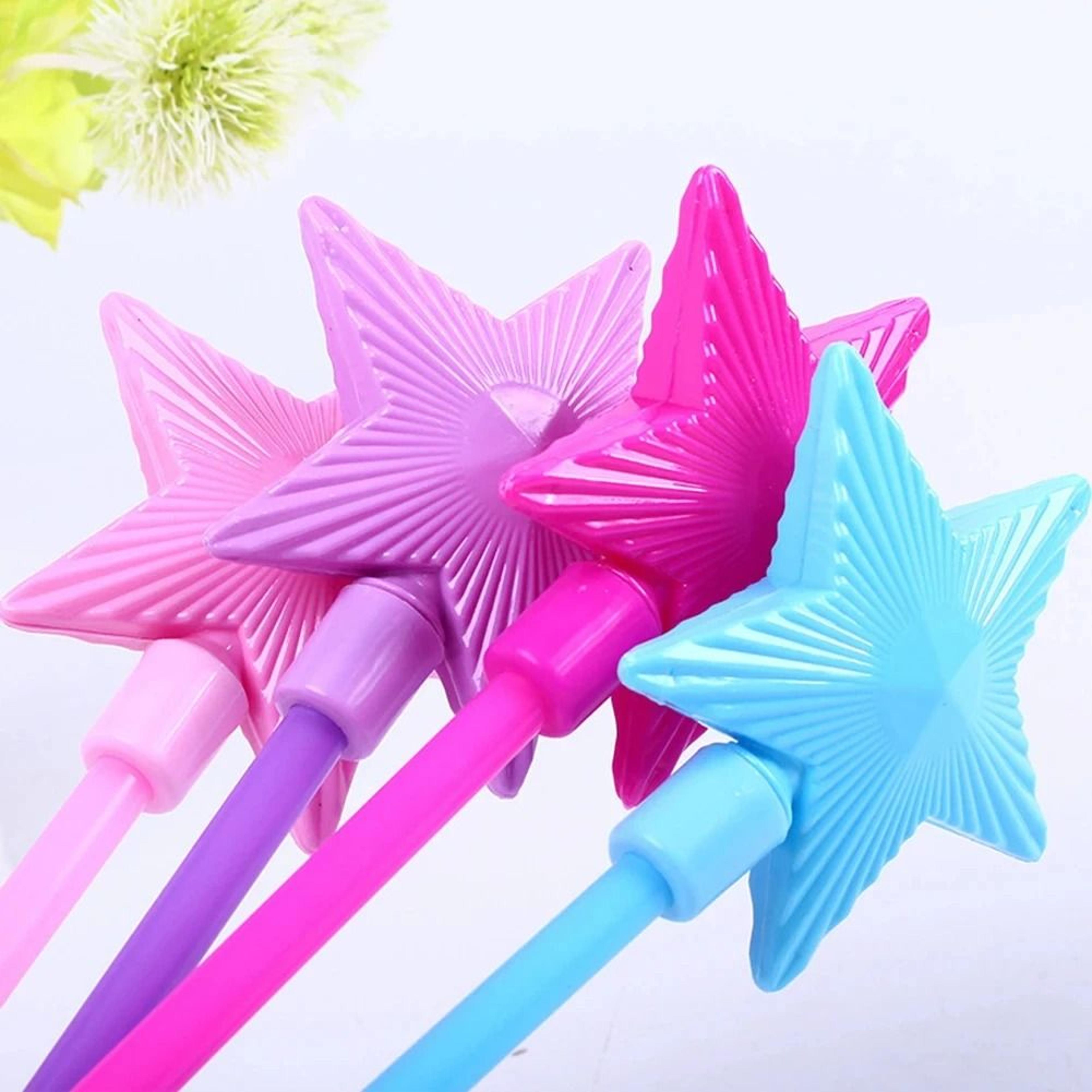 flashing star wand led glow stick toy