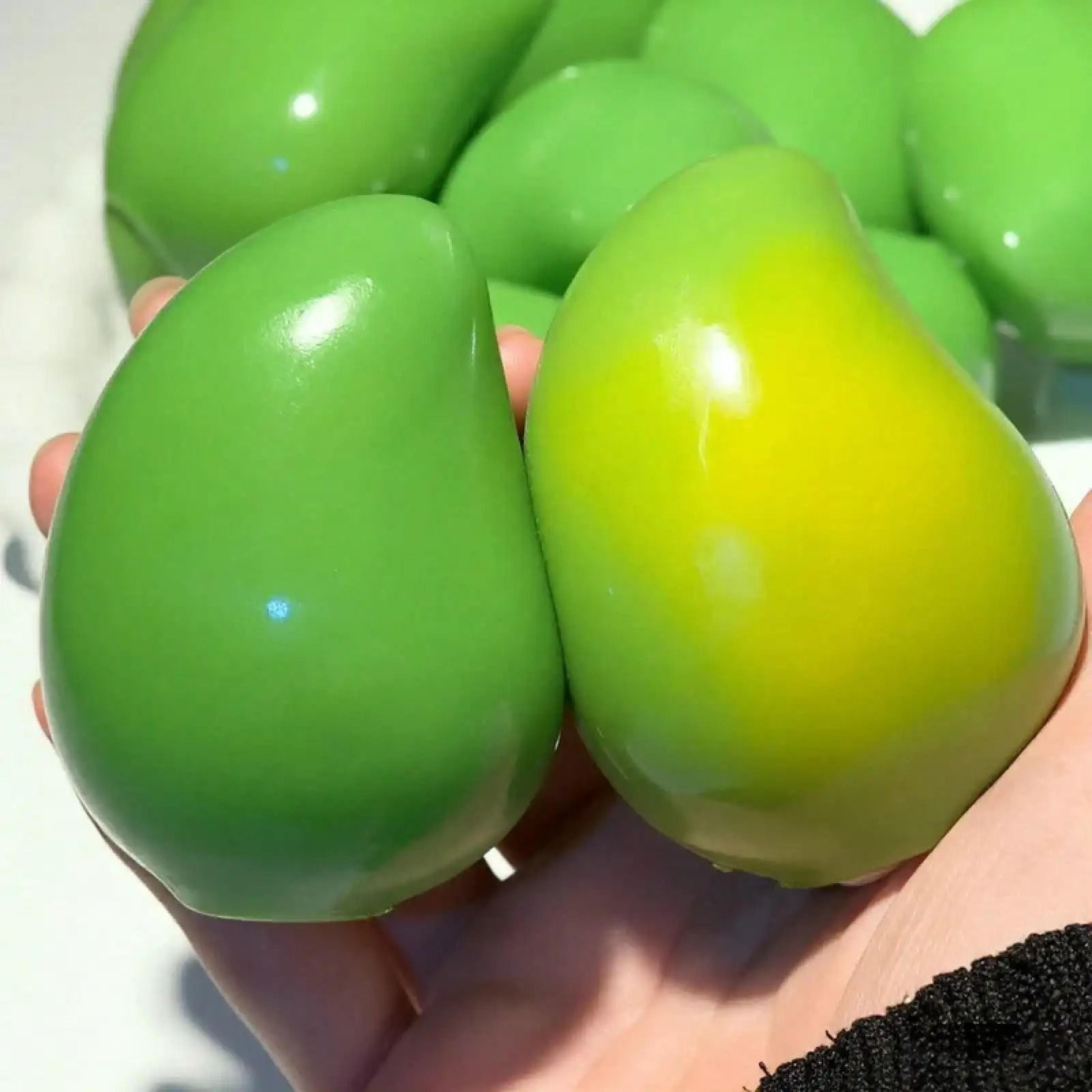 handmade mango color-changing squishy ball