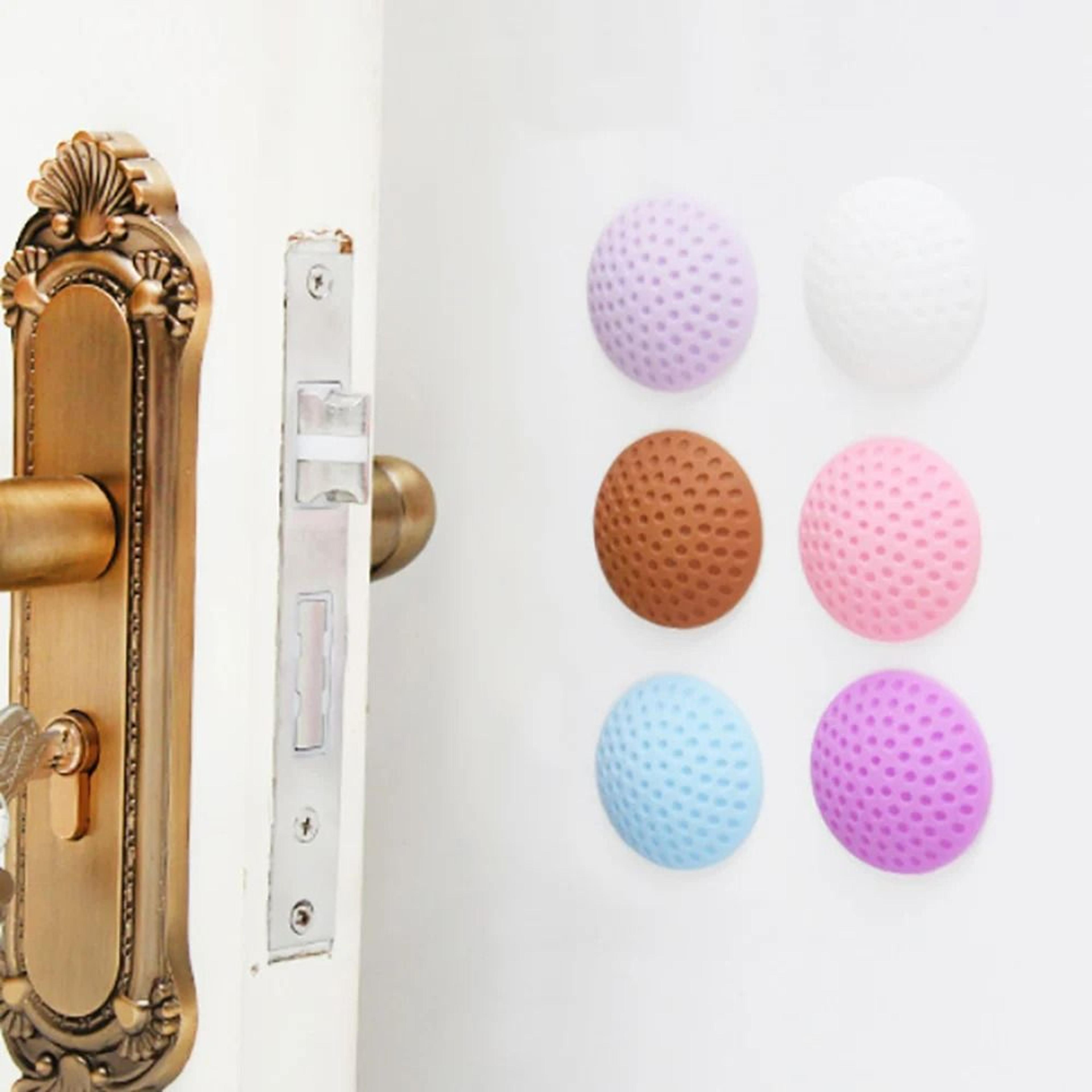 silicone wall-protecting door bumper set