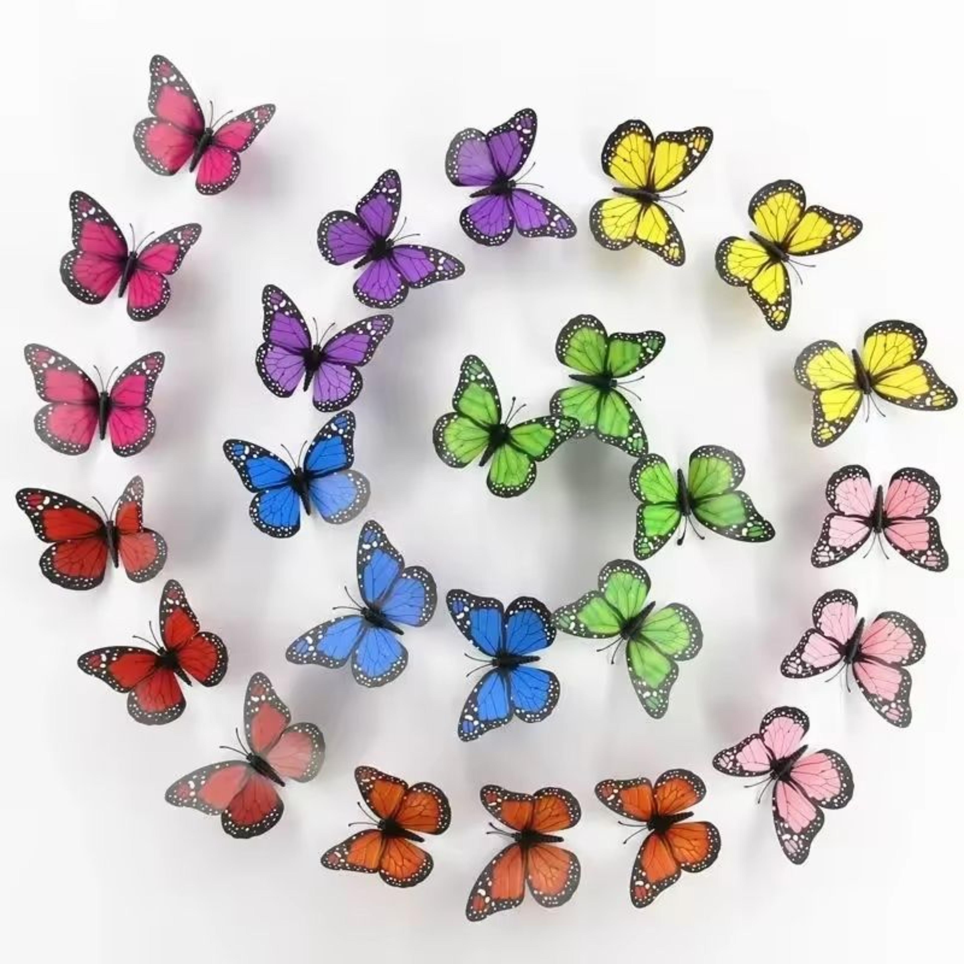 10-piece monarch butterfly wall decoration set