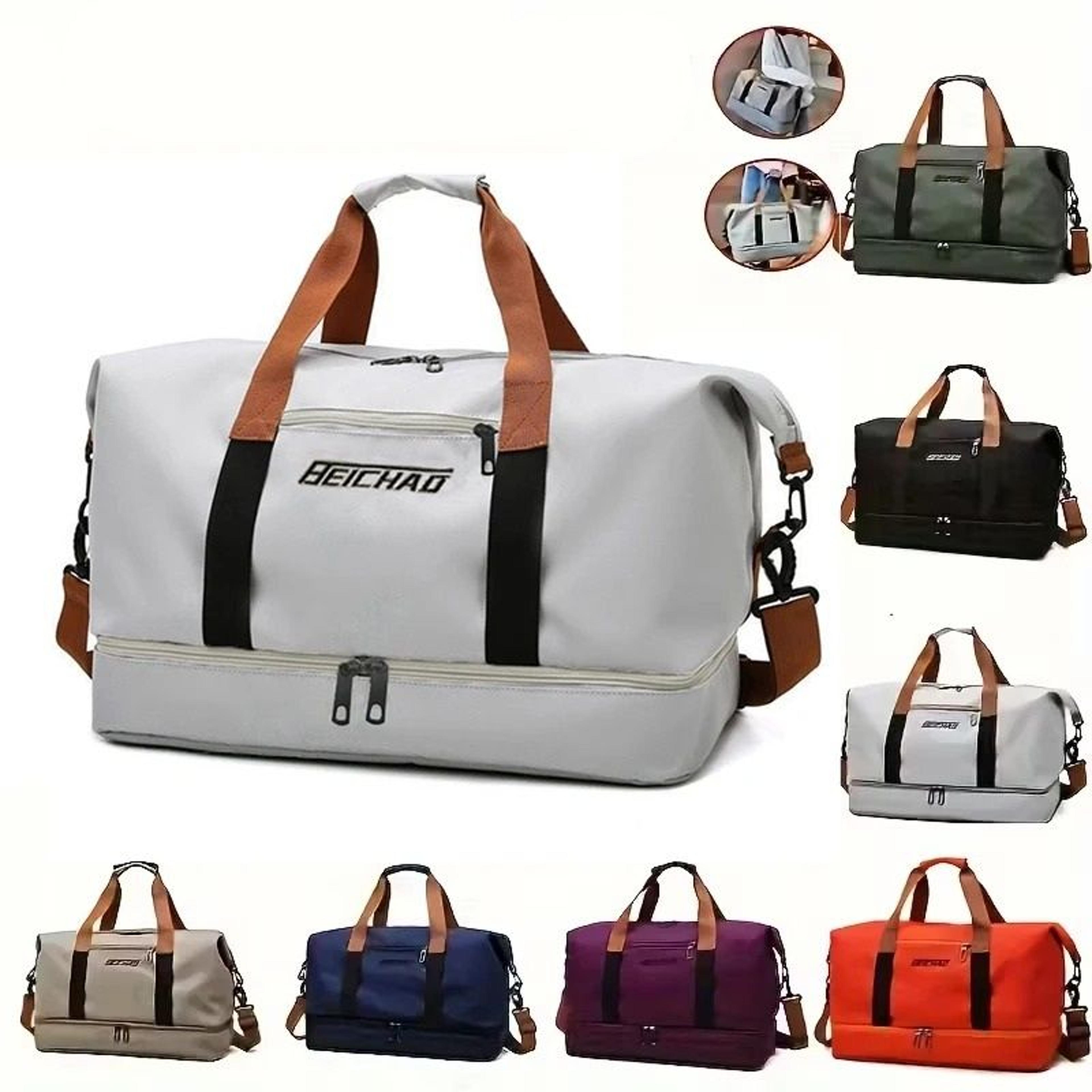 portable multi-functional travel duffle gym bag
