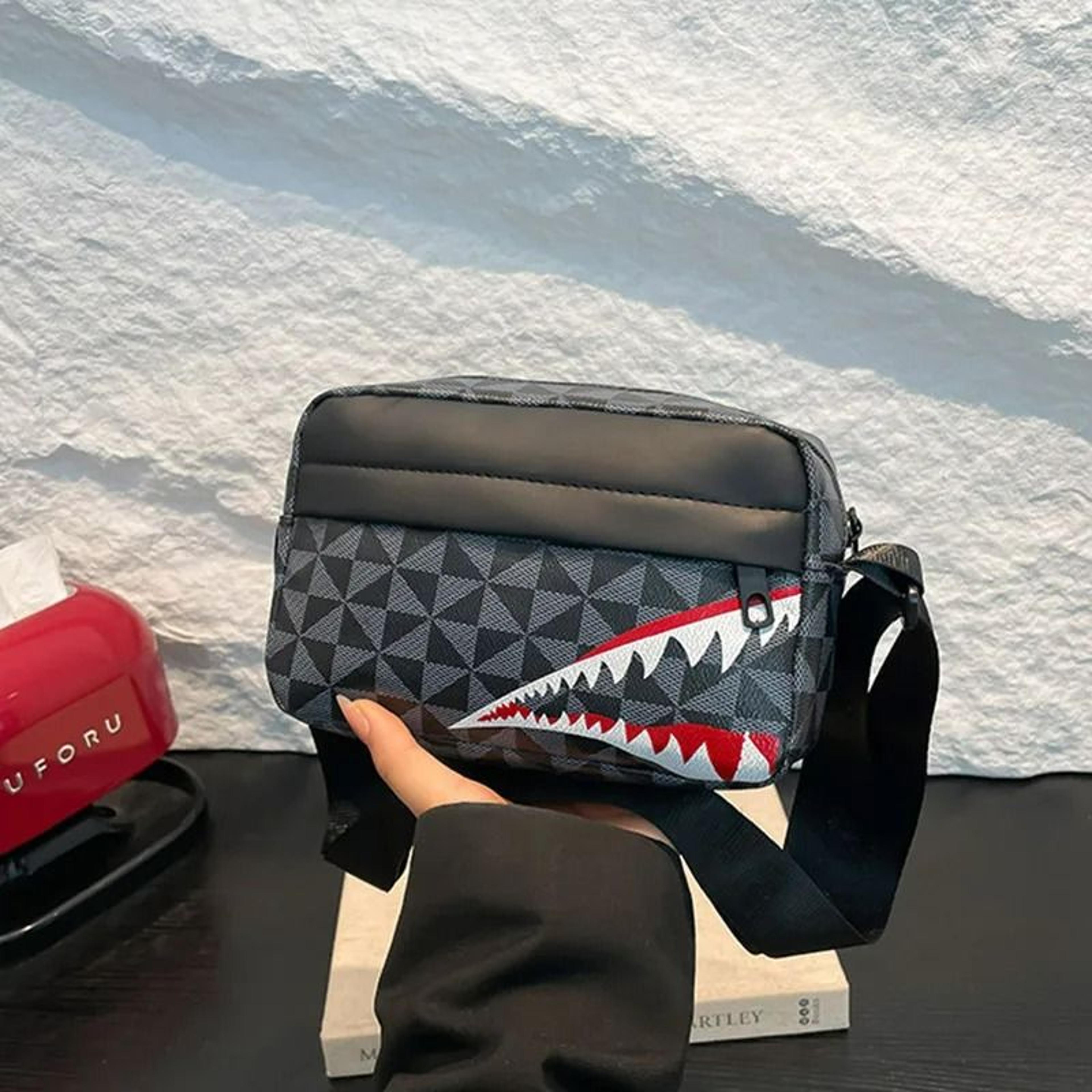 creative shark mouth mini crossbody bag & coin purse