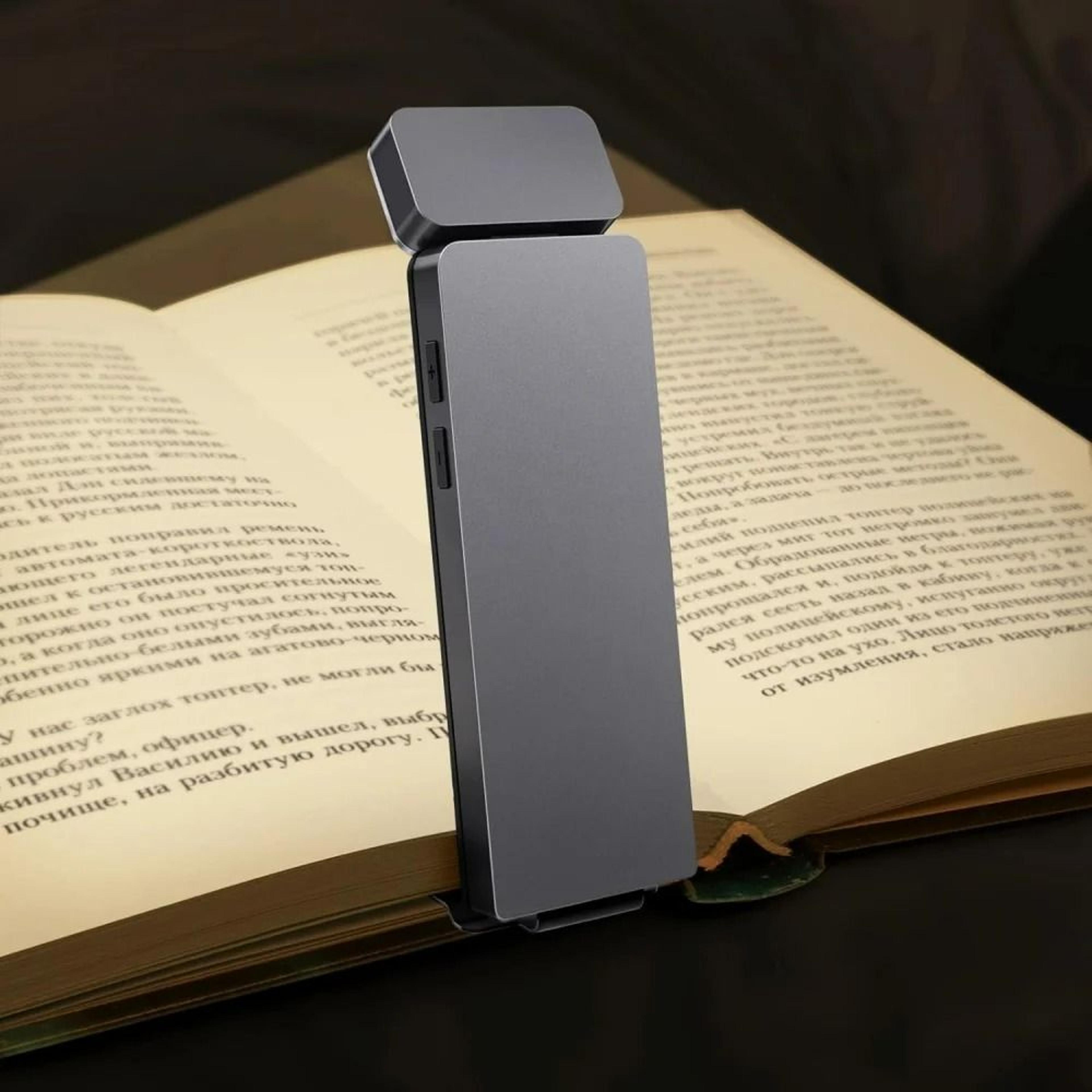 portable mini usb rechargeable clip-on led book light