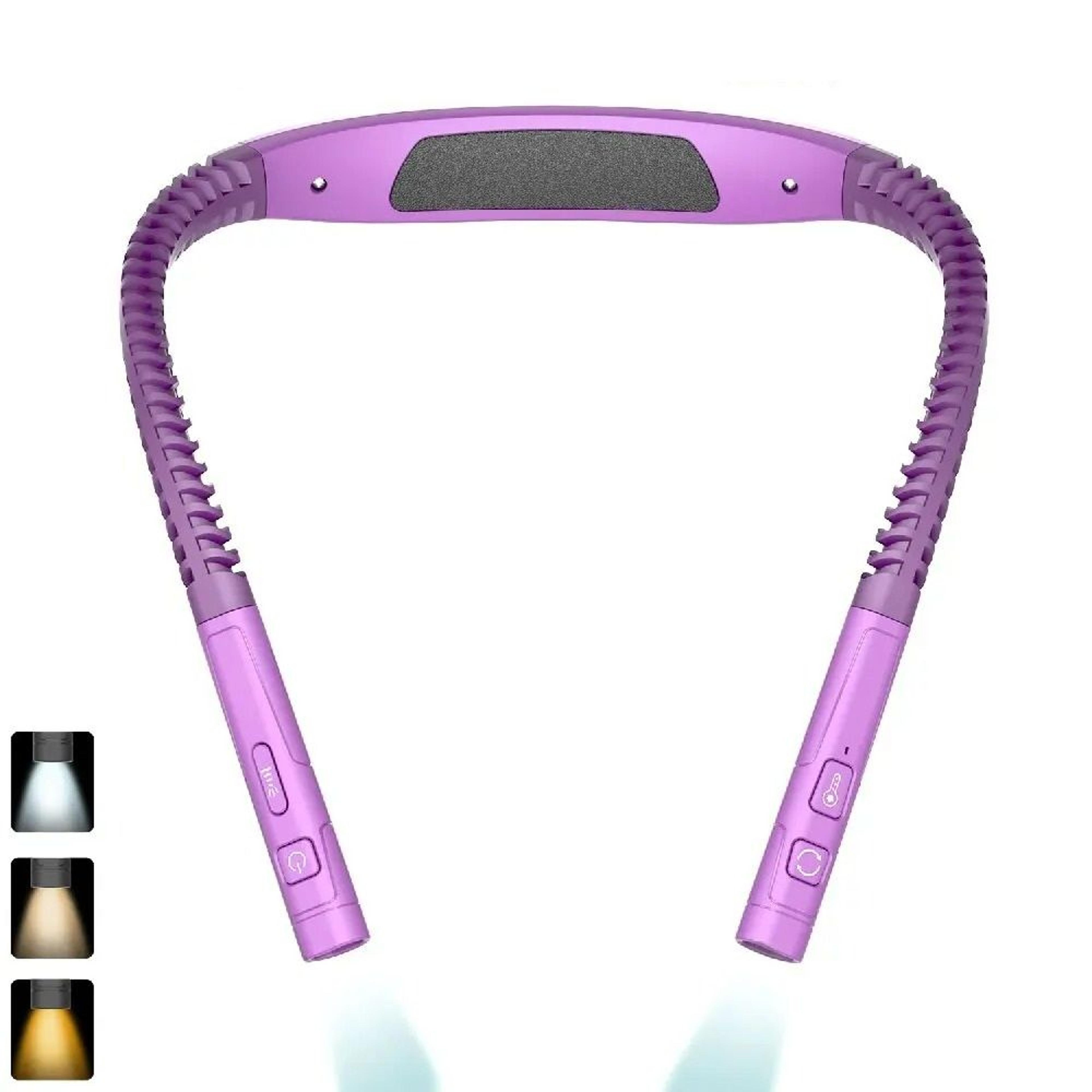 elite rechargeable hands-free led neck reading light
