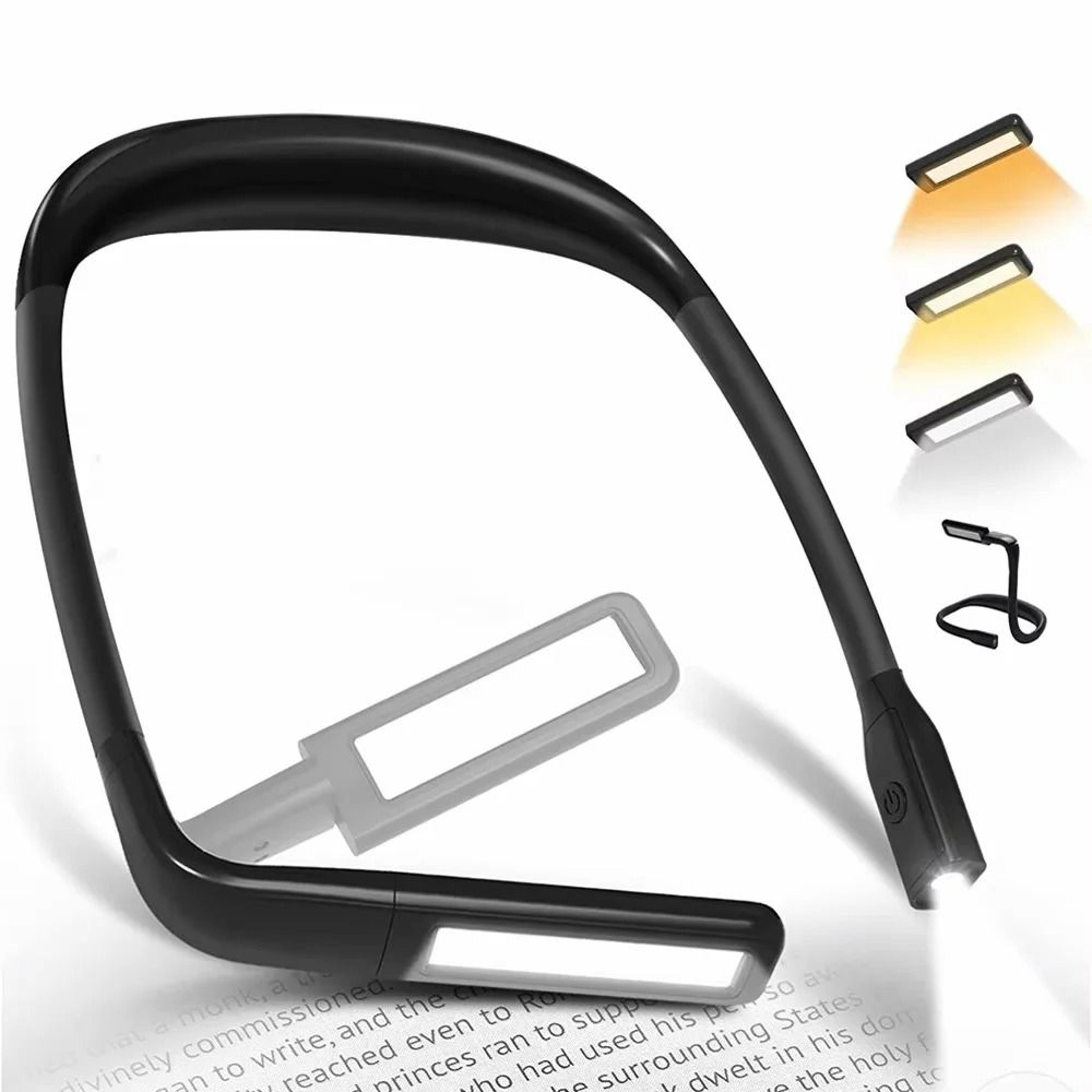 hands-free usb rechargeable neck reading light & multi-use task flashlight