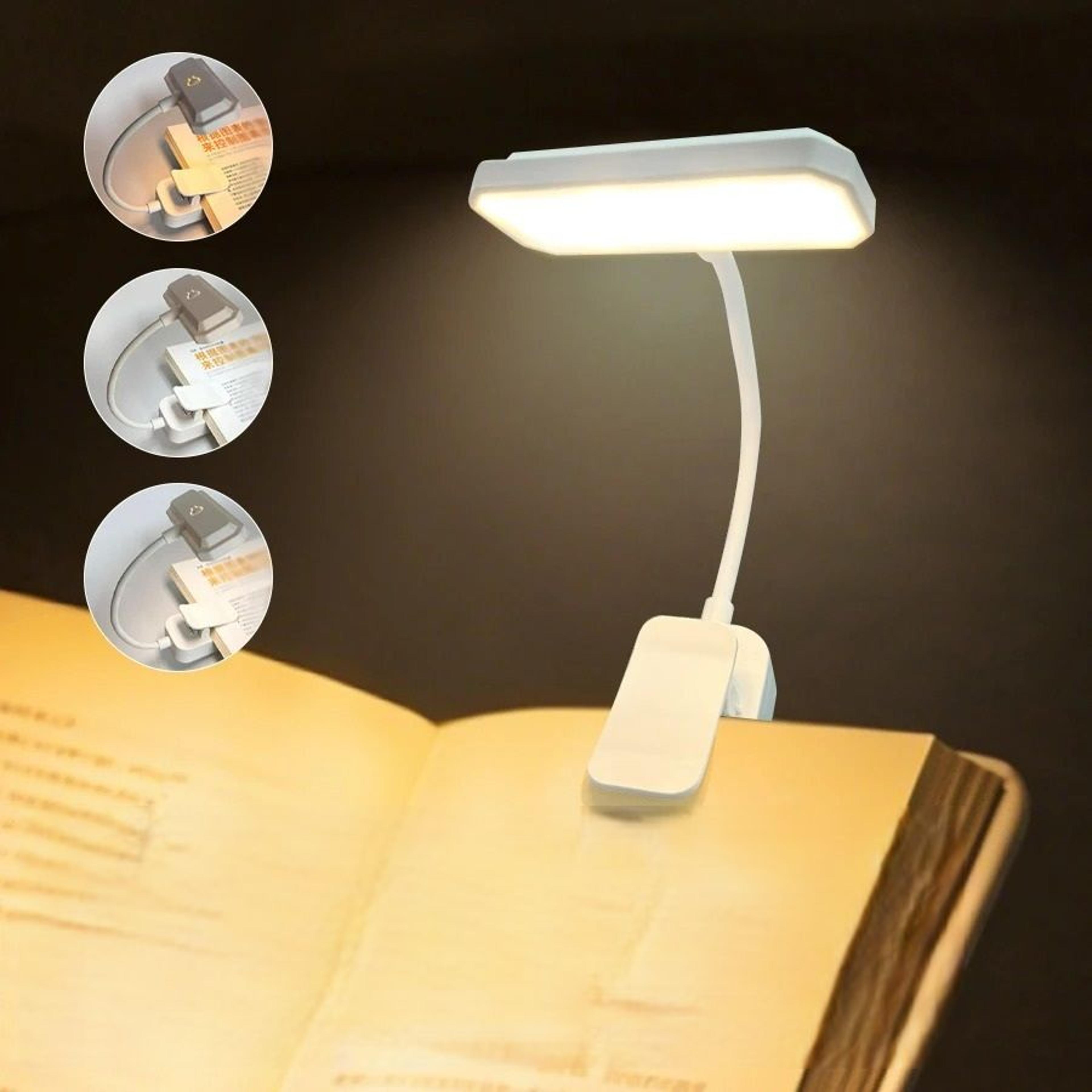 type-c rechargeable led clip-on desk & study lamp