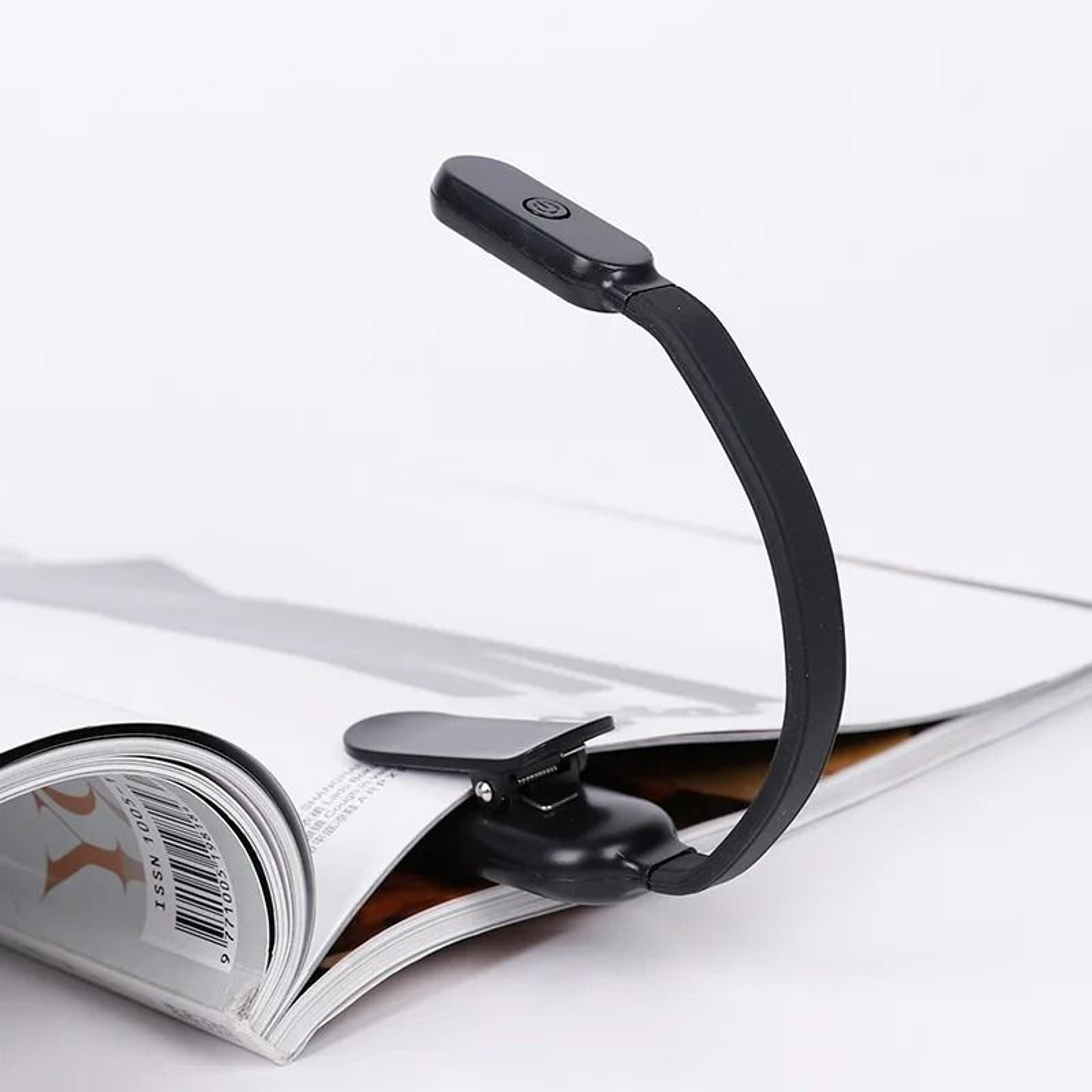 mini usb rechargeable clip-on led reading lamp