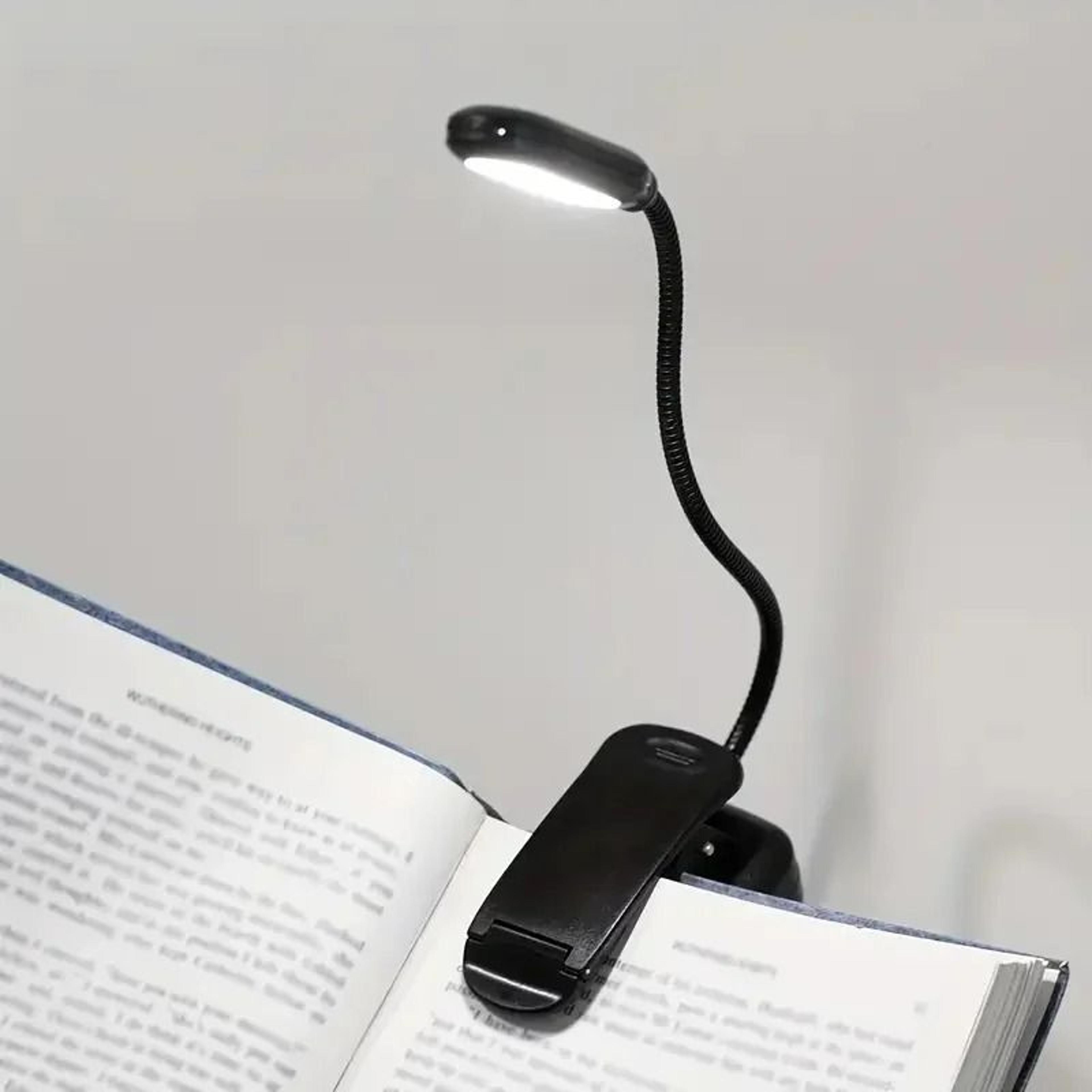 mini portable clip-on led reading & study lamp