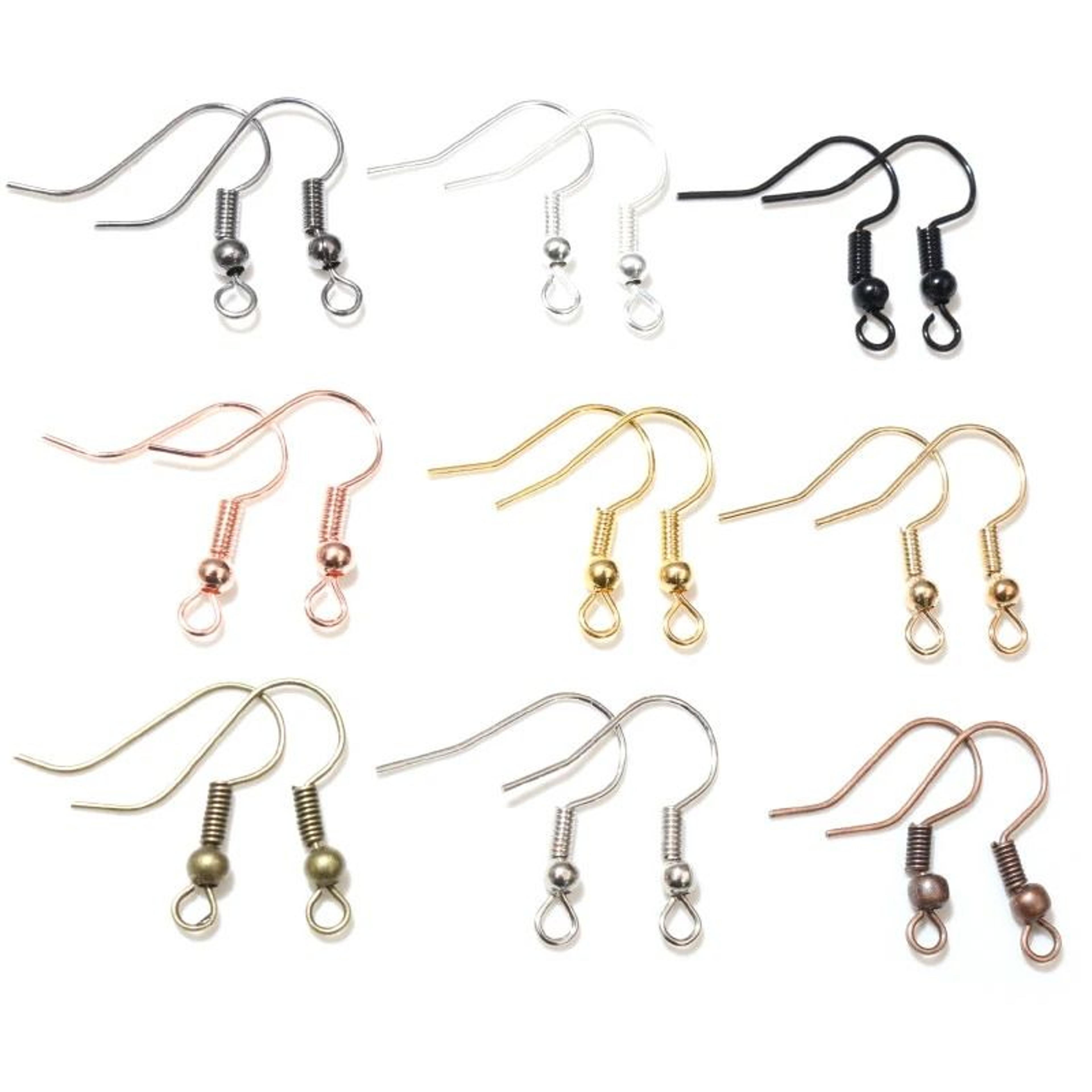 100 pcs classic fishhook earring hooks for jewelry making