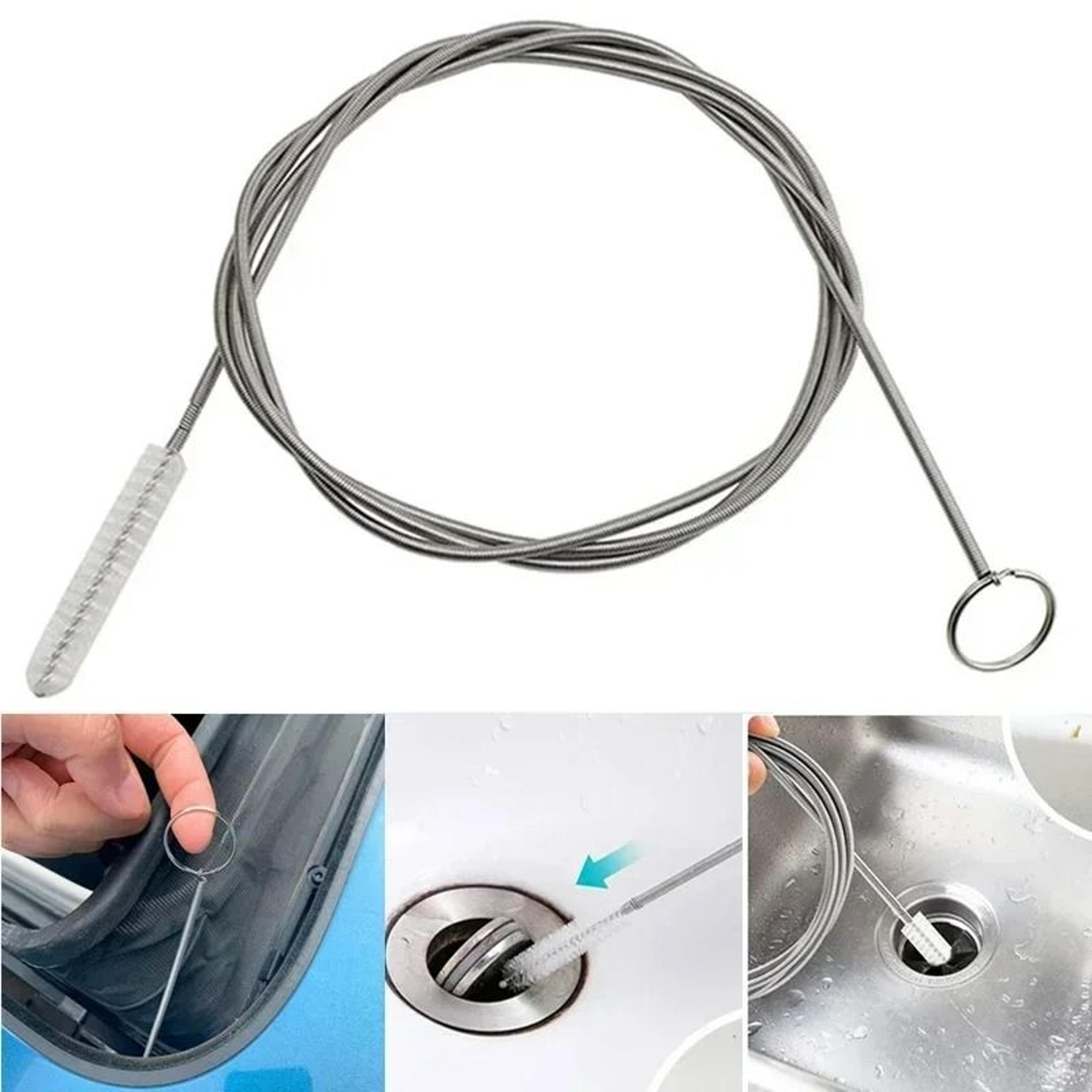 long flexible refrigerator drain hole dredge cleaning brush