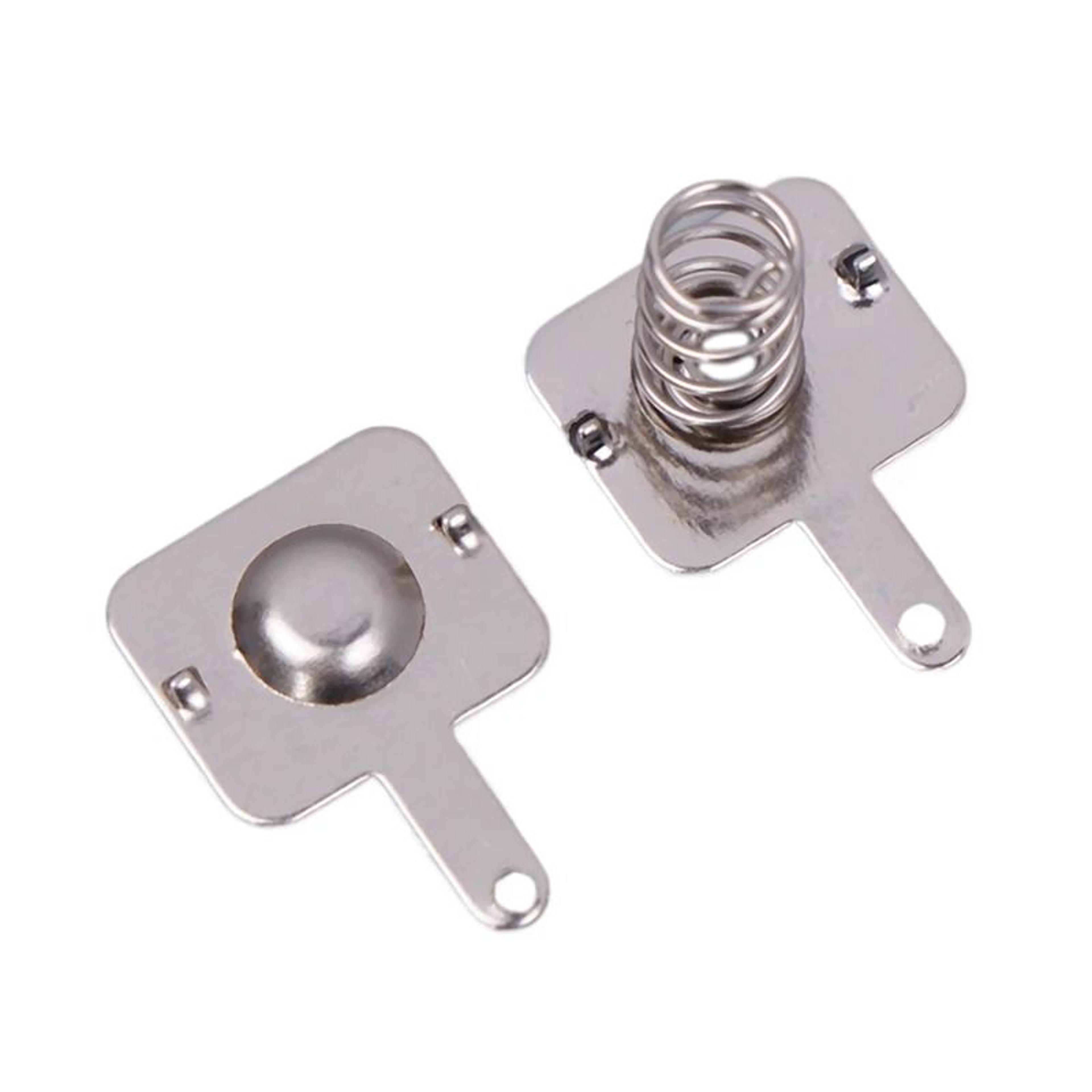 20 pcs positive and negative battery spring contact plates (10 pairs)