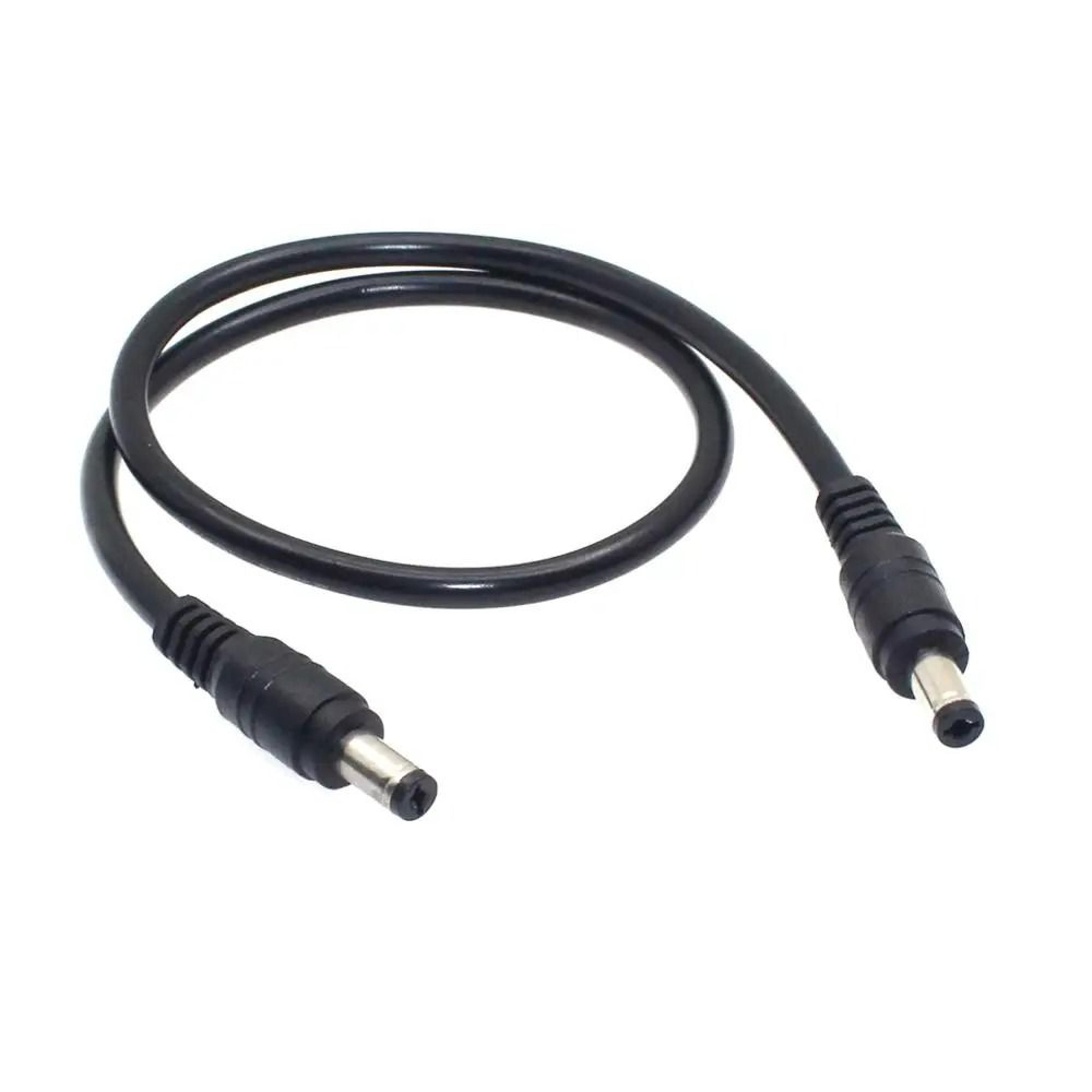 18awg dc power plug 5.5mm x 2.1mm male-to-male cable