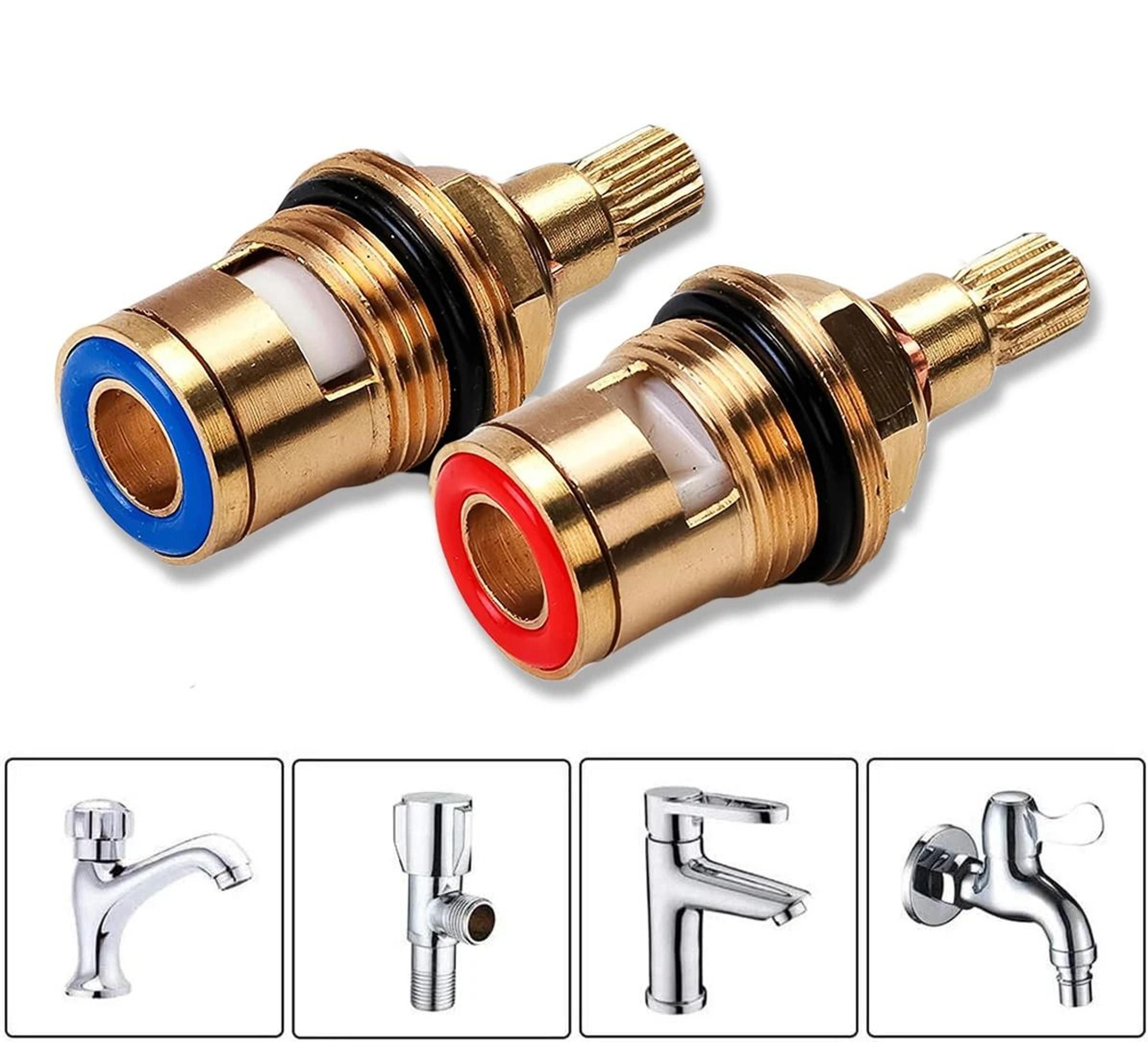 universal brass ceramic disc replacement tap valve