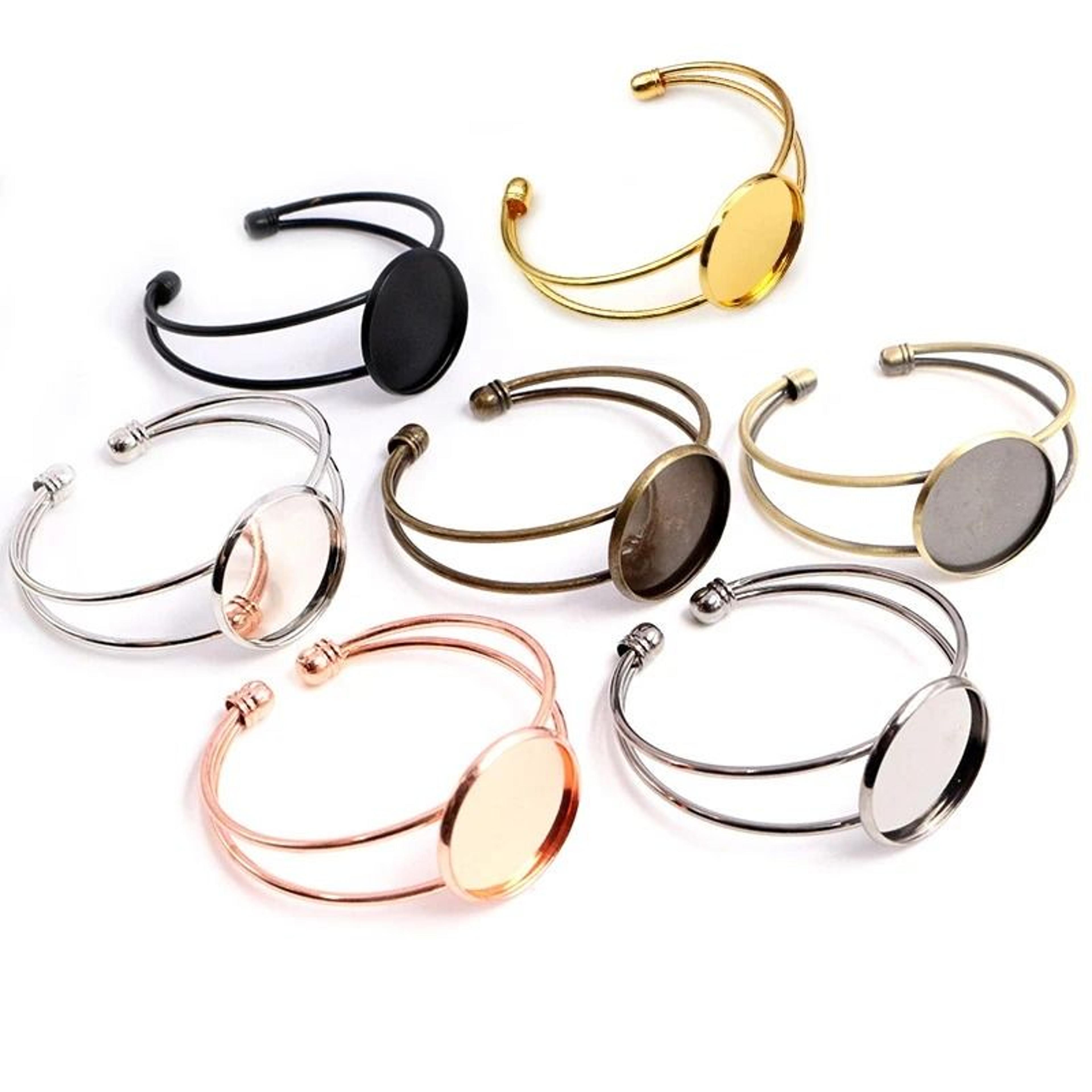 bangle base bracelet blank bezel tray settings