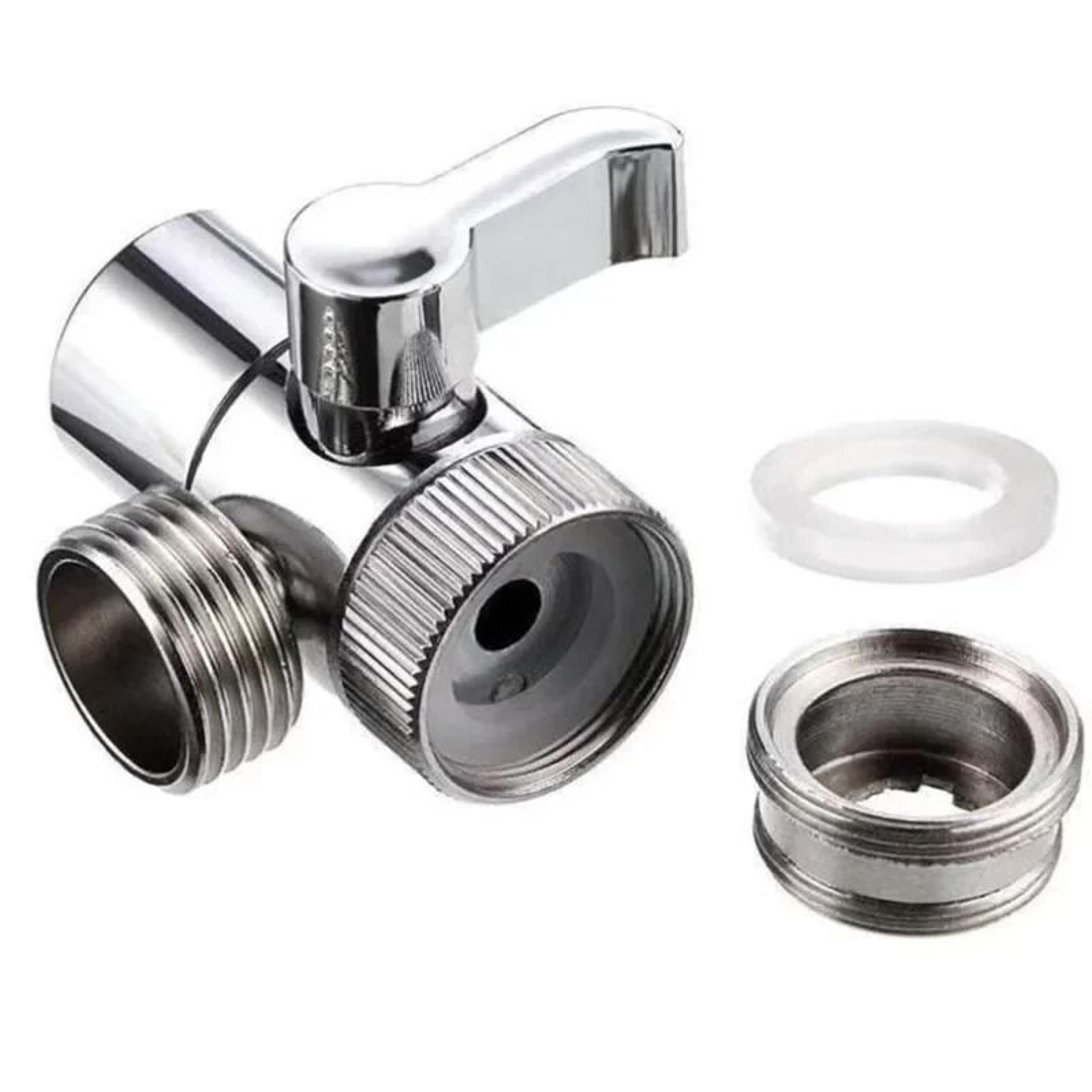 universal dual-output faucet splitter adapter