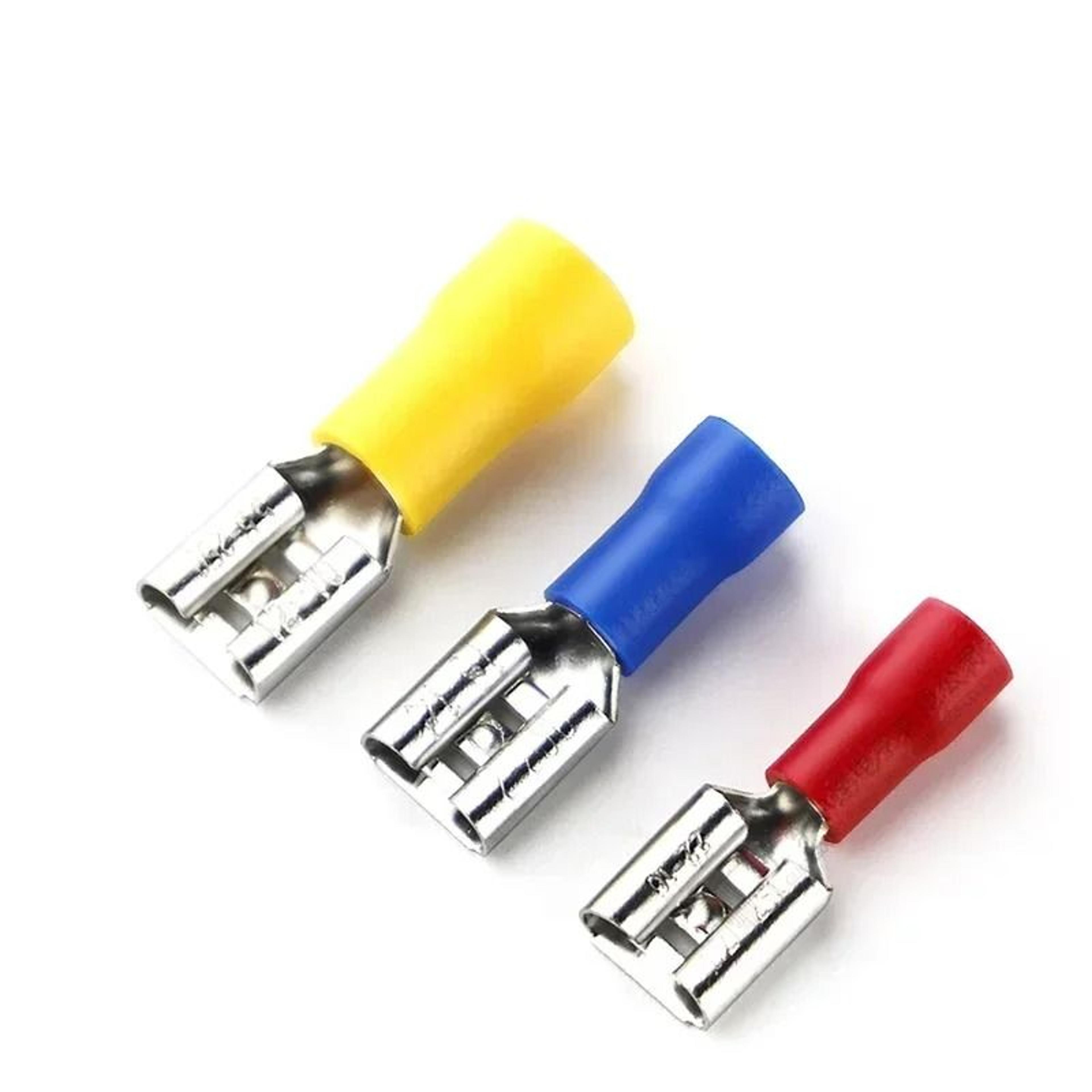 insulated female spade wire crimp connectors (10 pcs)