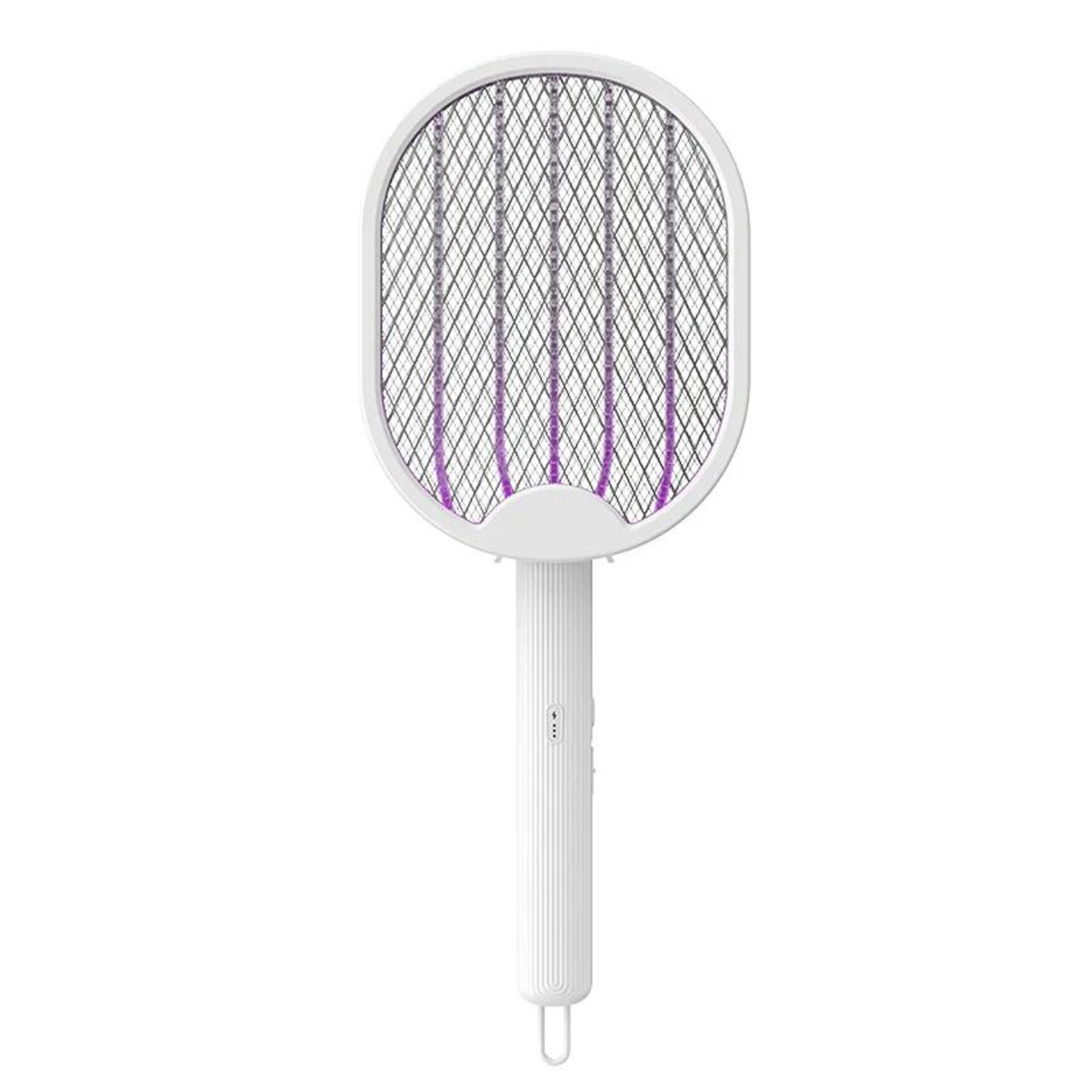 foldable rechargeable electric bug zapper racket