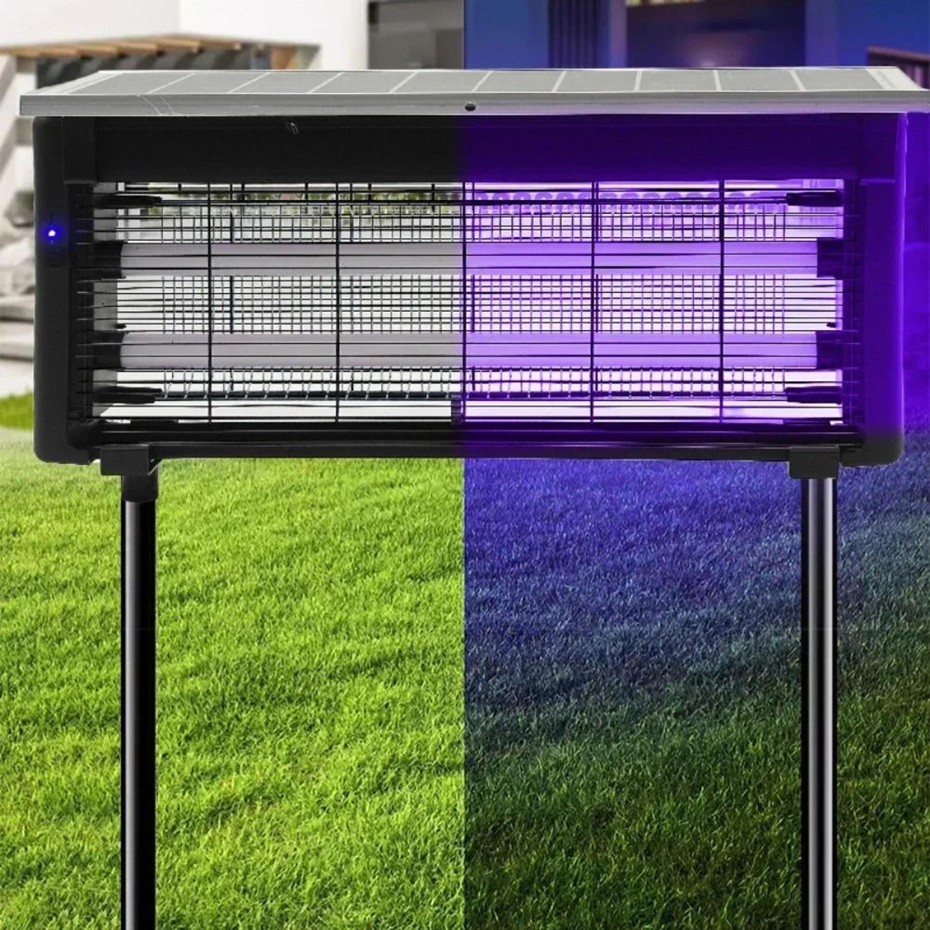 solar outdoor lawn mosquito killer lamp