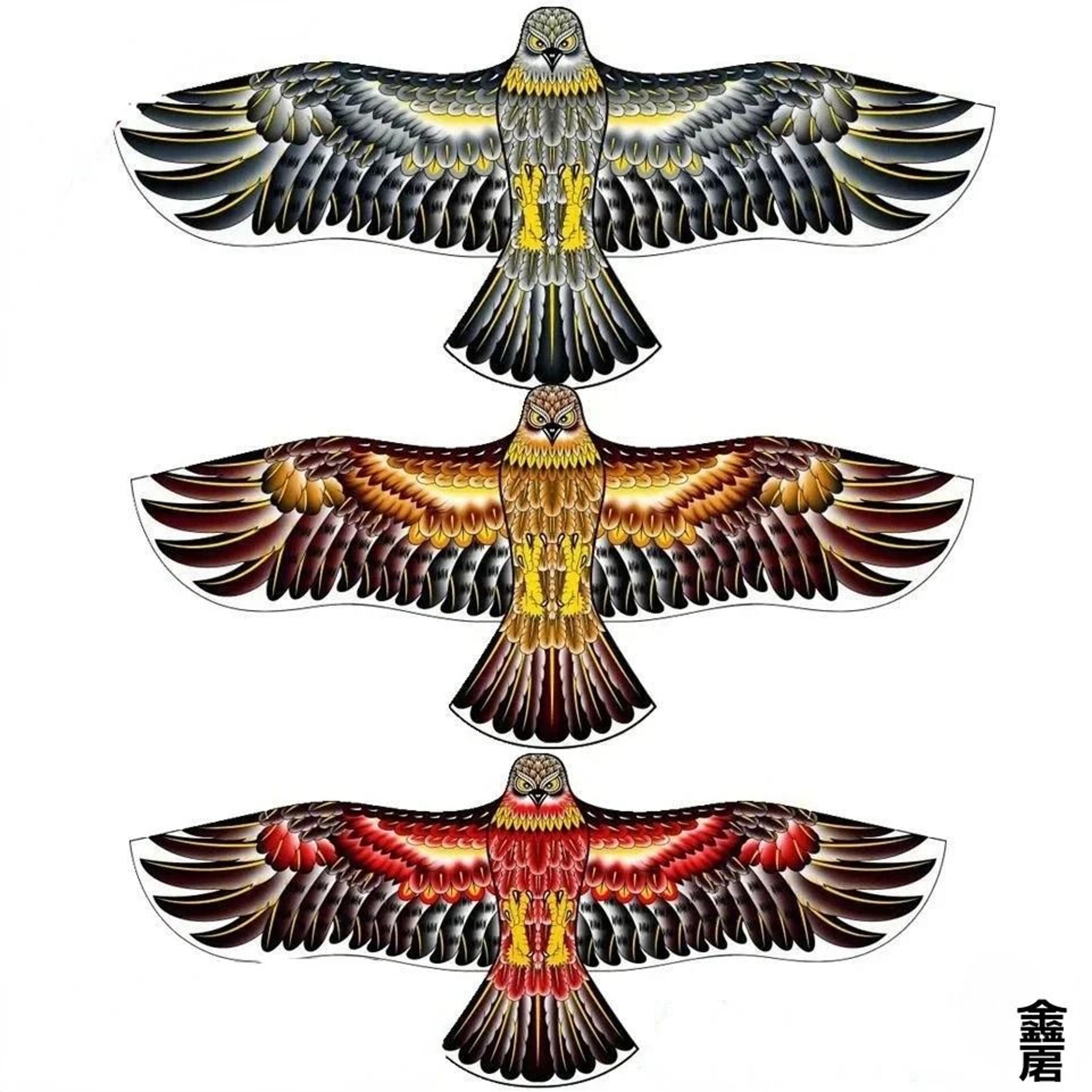 flying hawk decoy bird repeller kite