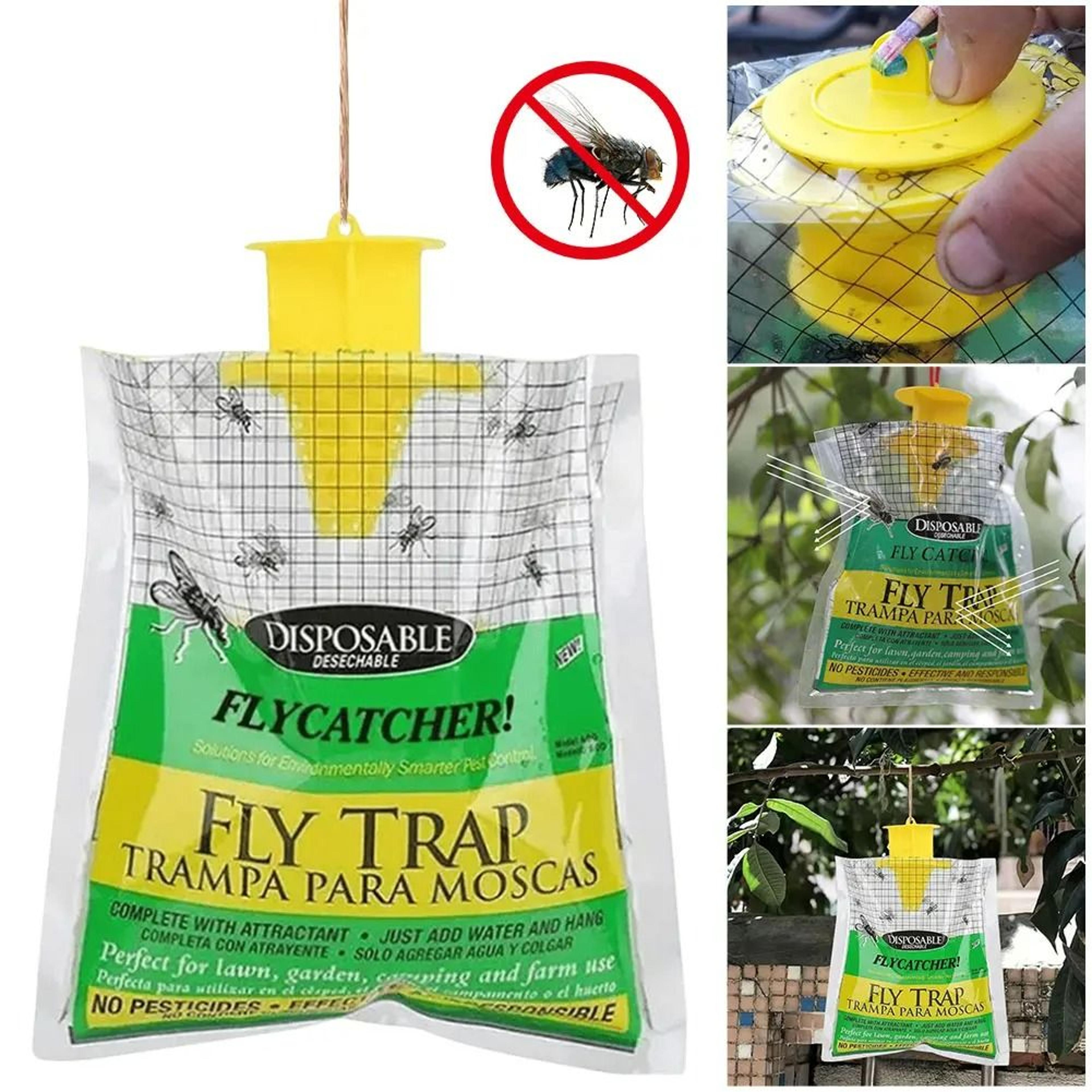 disposable outdoor fly trap bag with bait