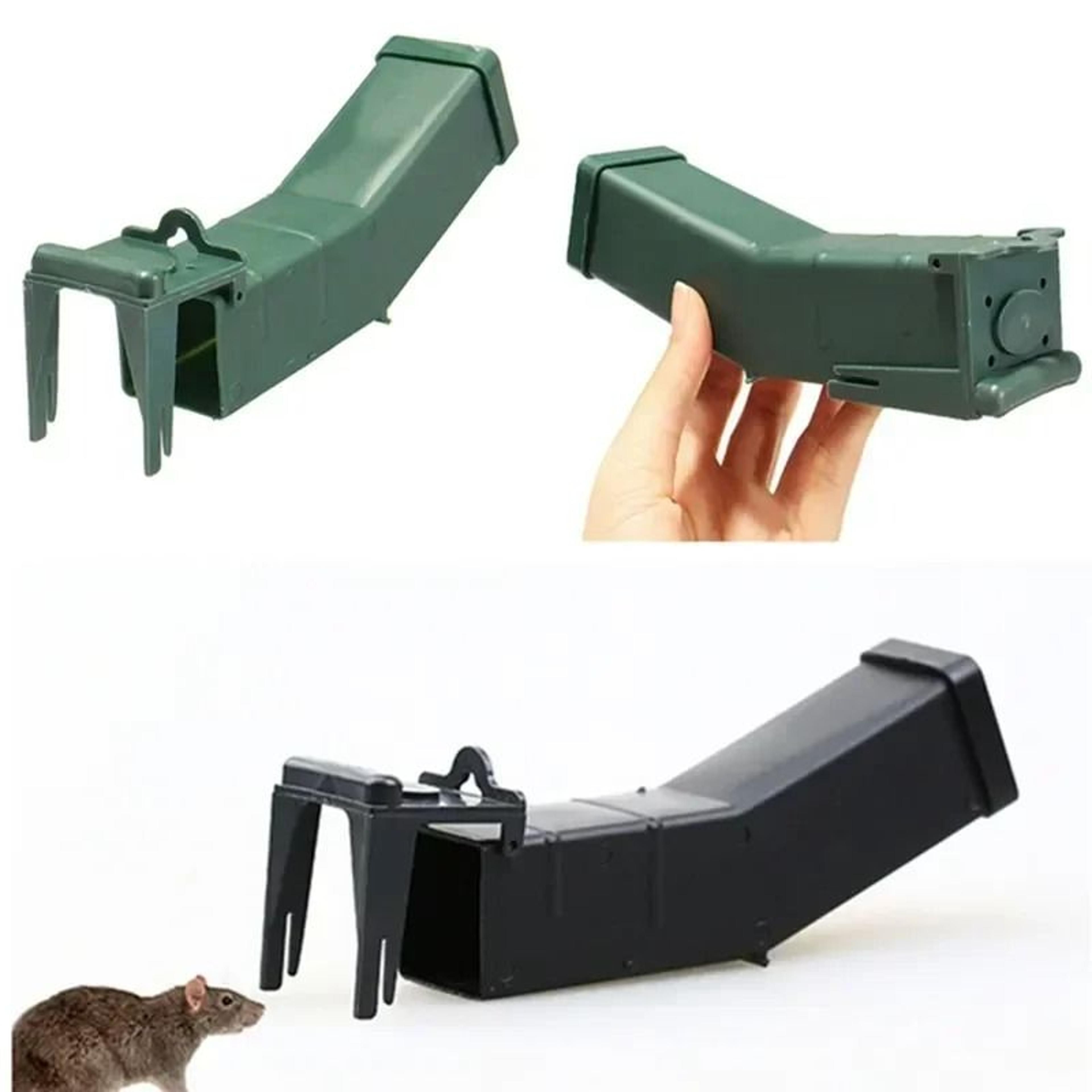 heavy-duty green mouse trap bait box station