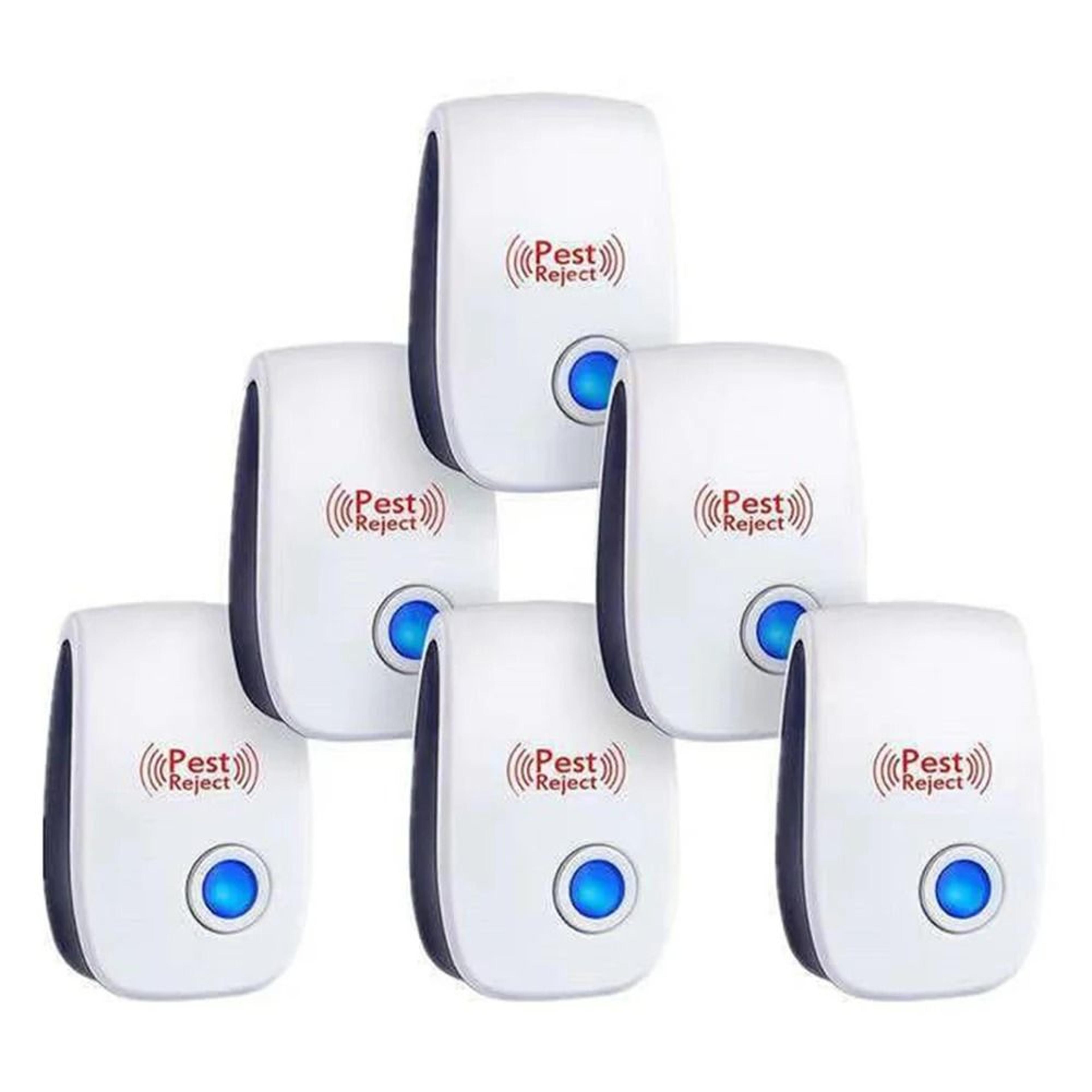 6-pack ultrasonic pest repeller plug-in set