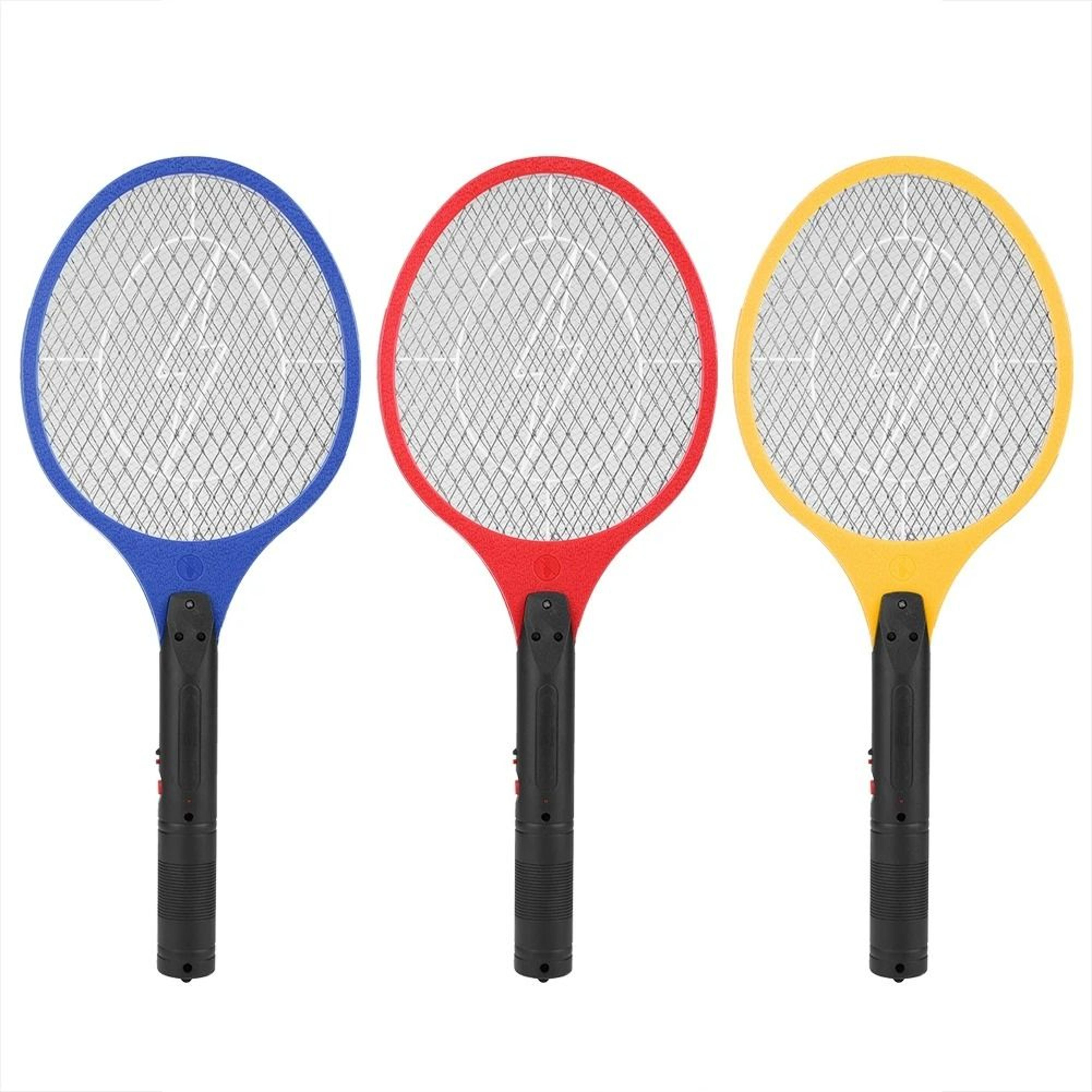 cordless rechargeable electric mosquito & bug swatter racket