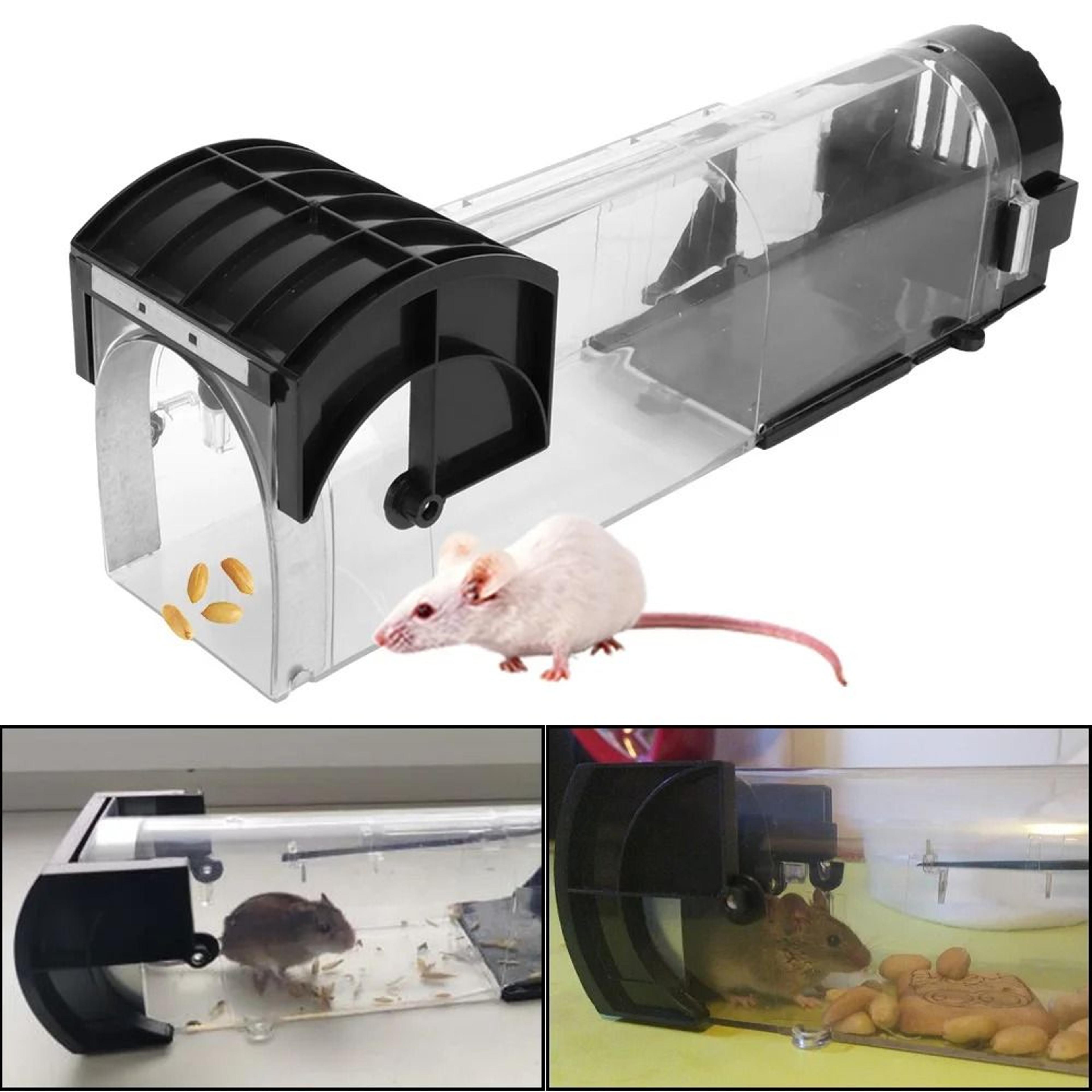 safe & firm reusable smart self-locking humane mouse trap