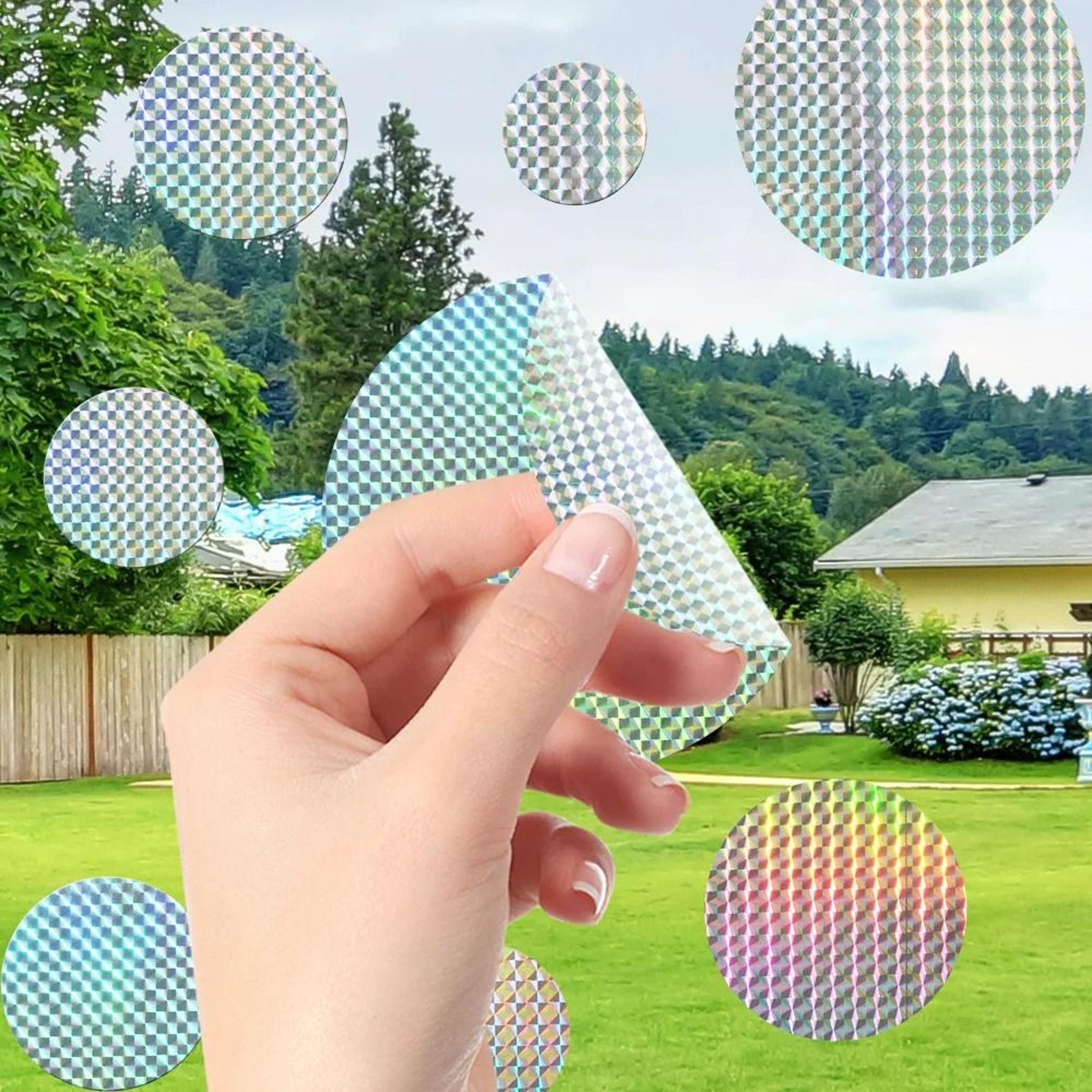 20-piece reflective bird repellent scare discs set