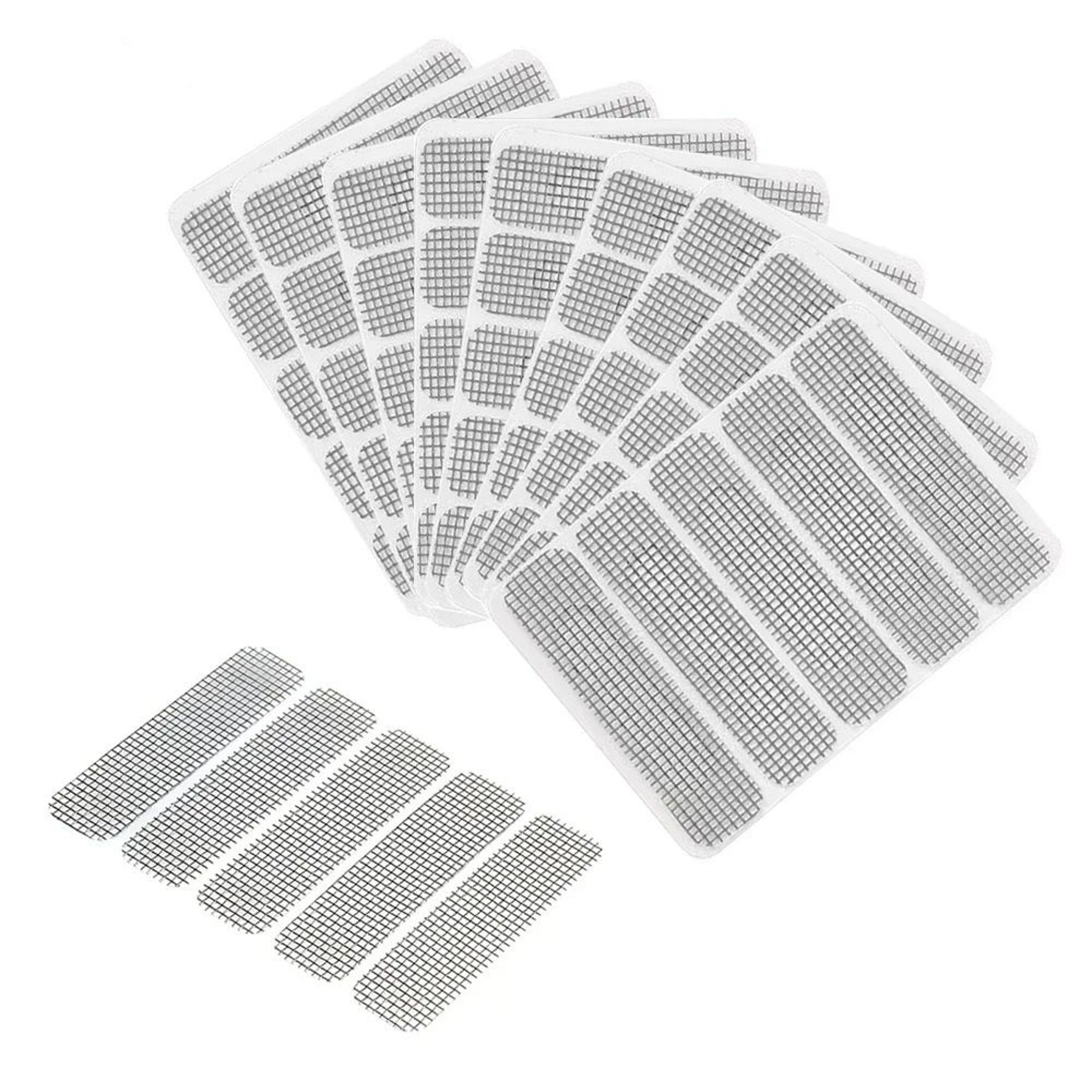 10-piece self-adhesive window & door screen repair mesh patch set