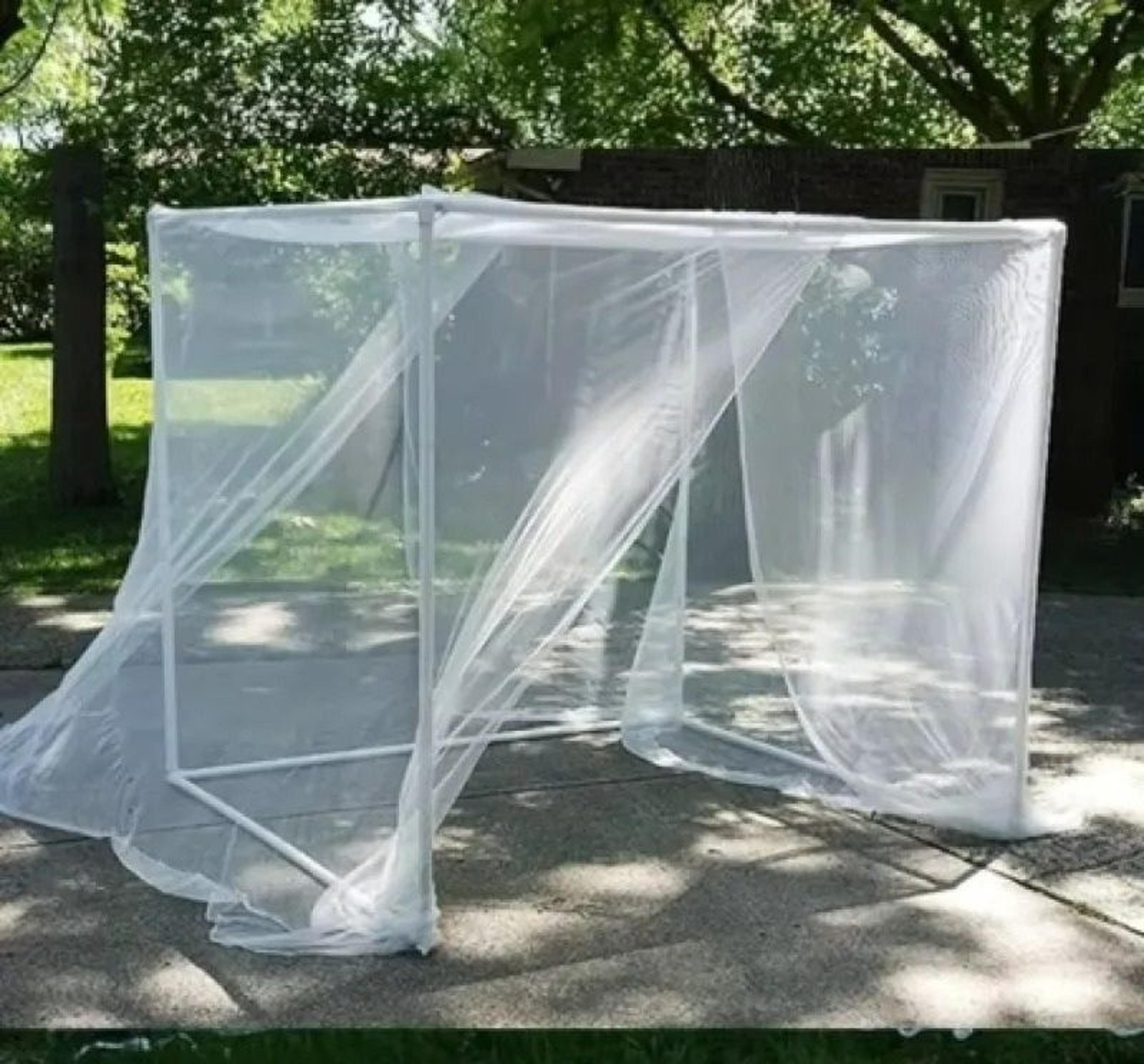 palace four-door square bed canopy mosquito net