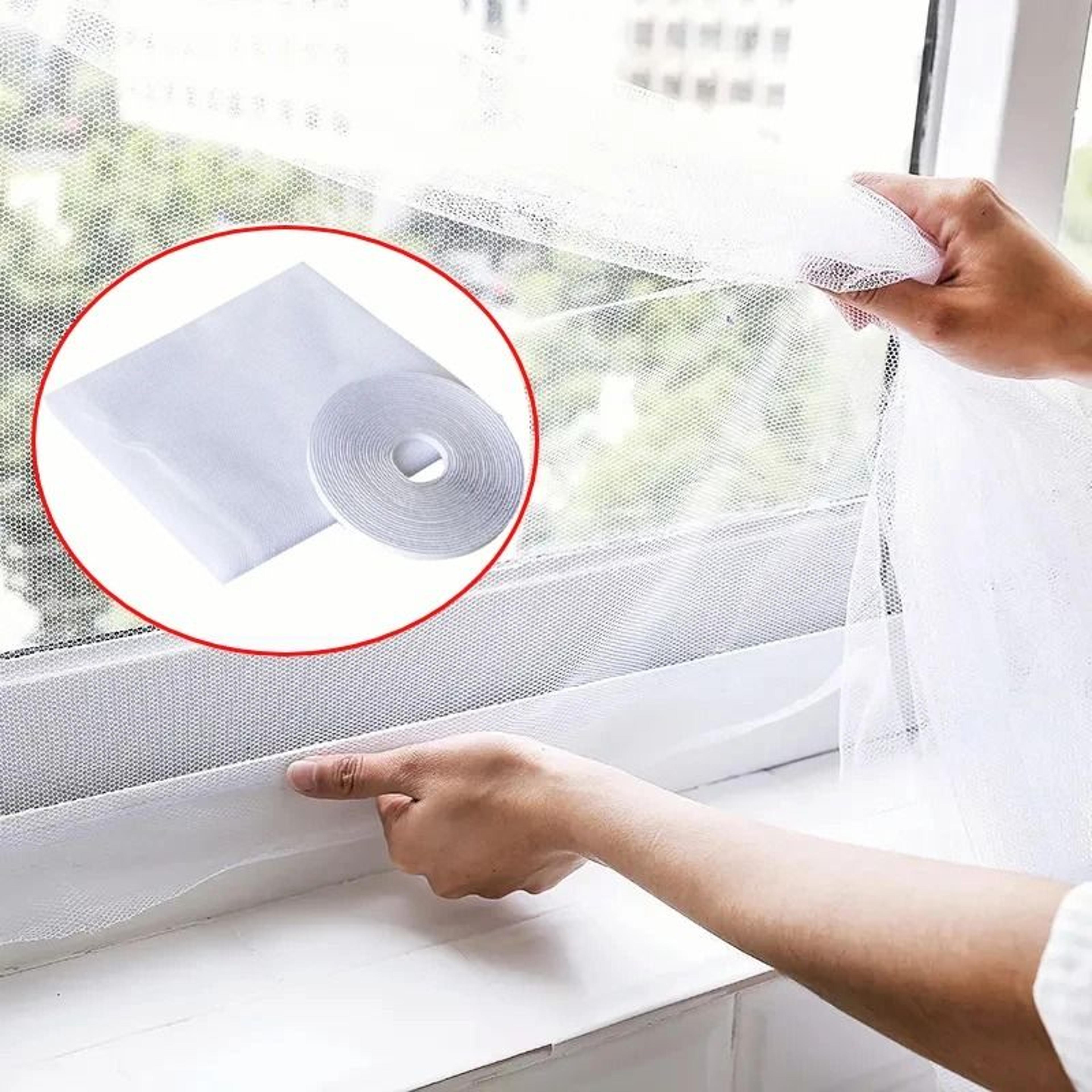 fly & mosquito window screen net mesh with mounting tape