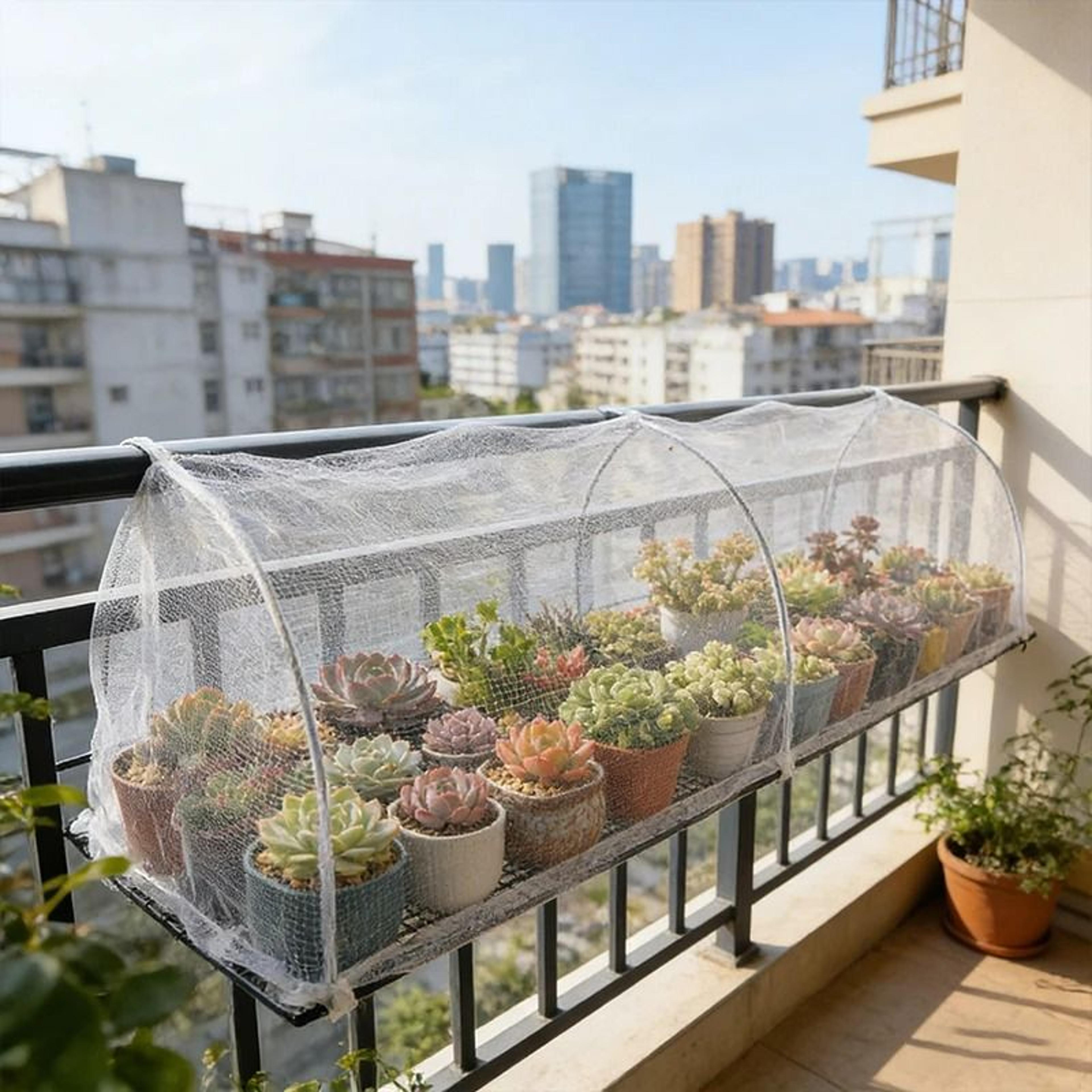 pp nano mesh balcony screen & garden fruit protection netting roll