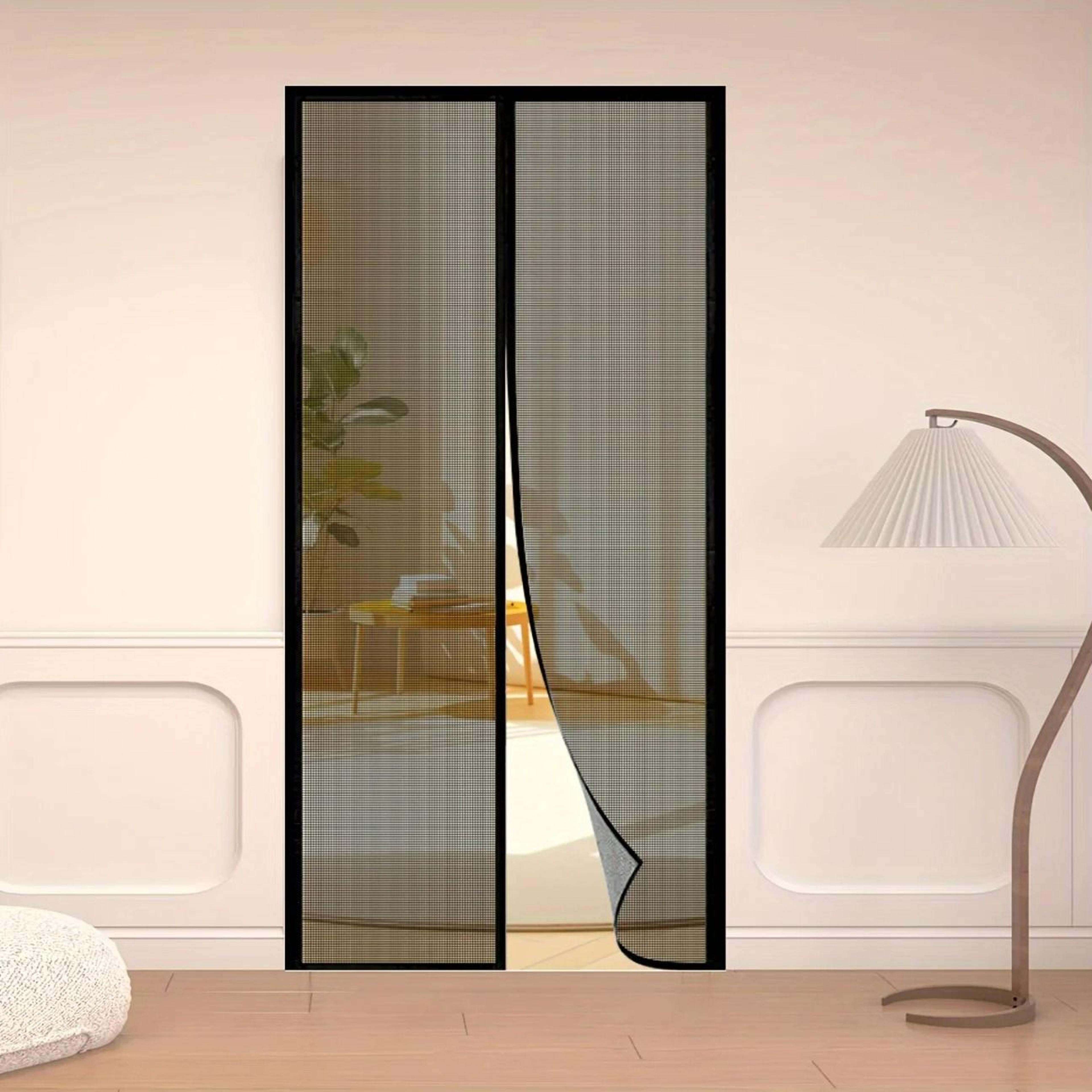 fiberglass anti mosquito pet proof screen door curtain