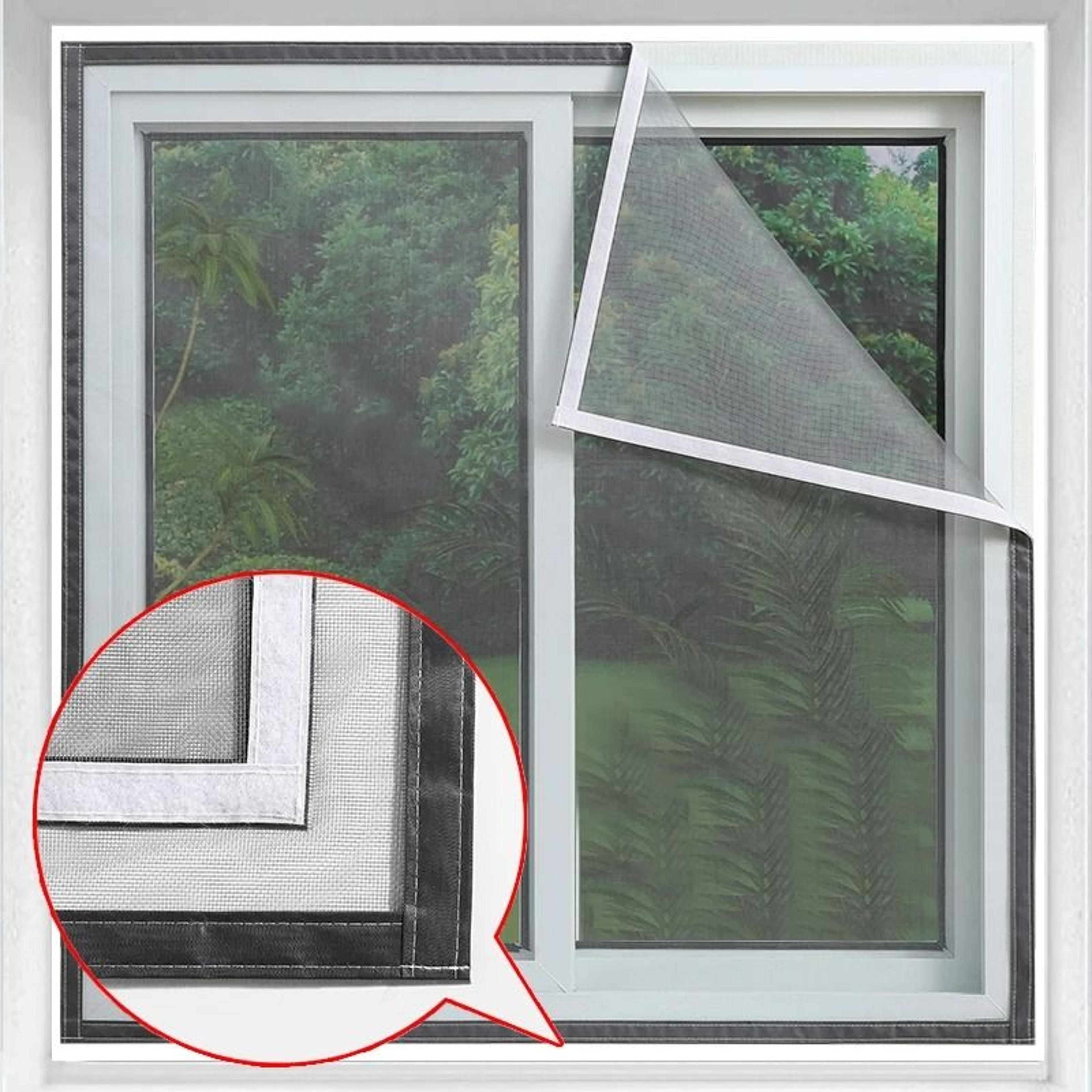 customizable self-adhesive reusable window mosquito net