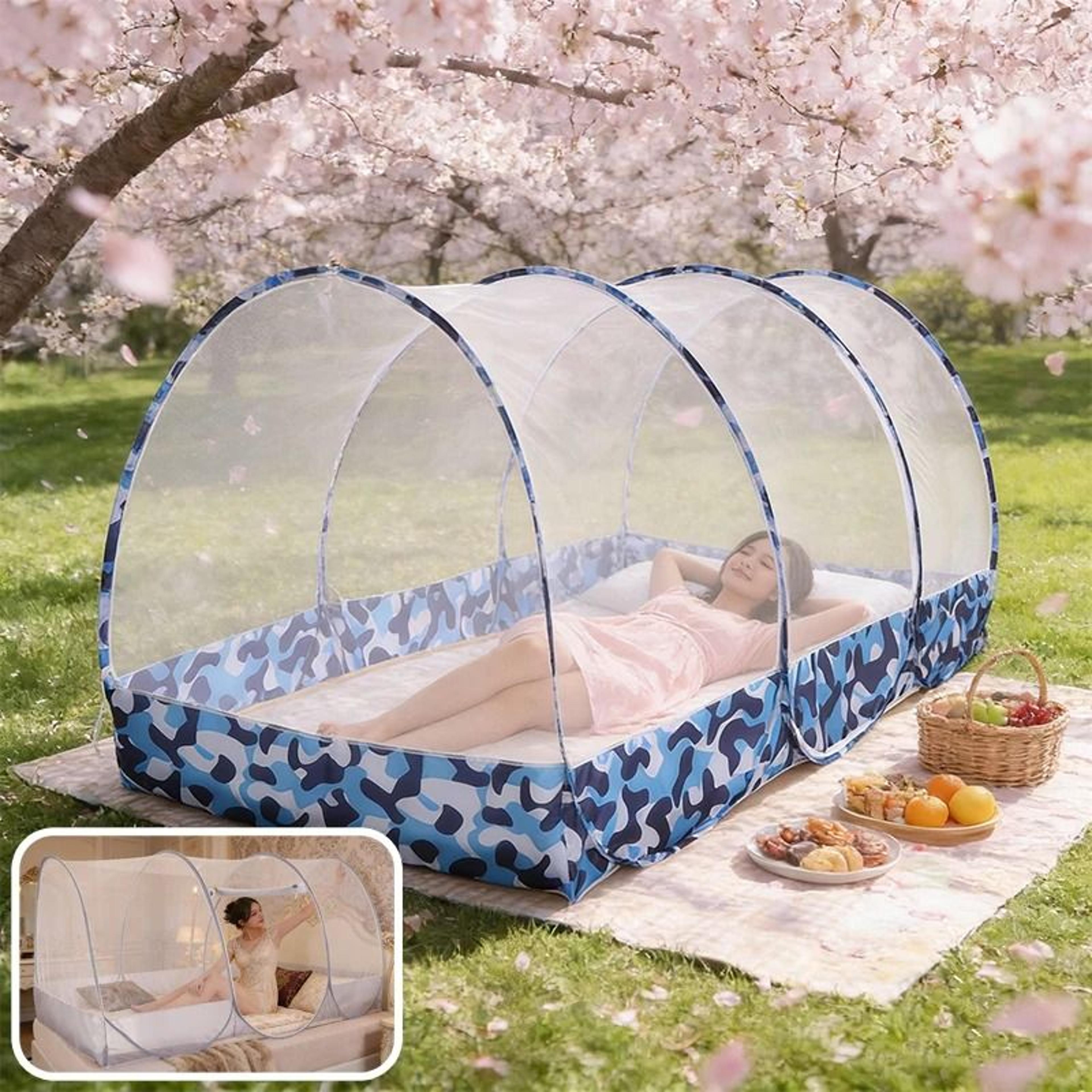 foldable pop-up portable travel mosquito net canopy