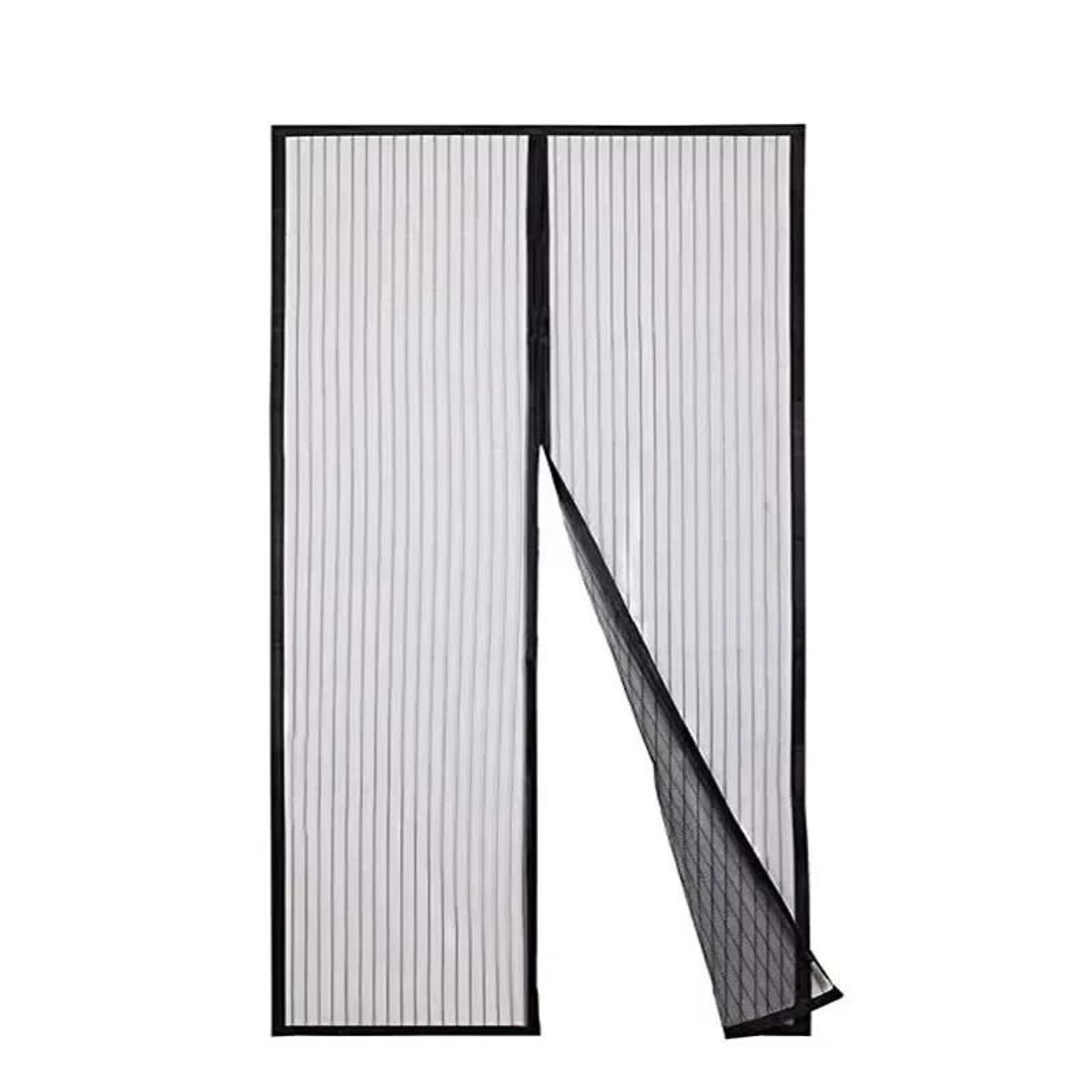 magnetic mesh door curtain with drill-free installation