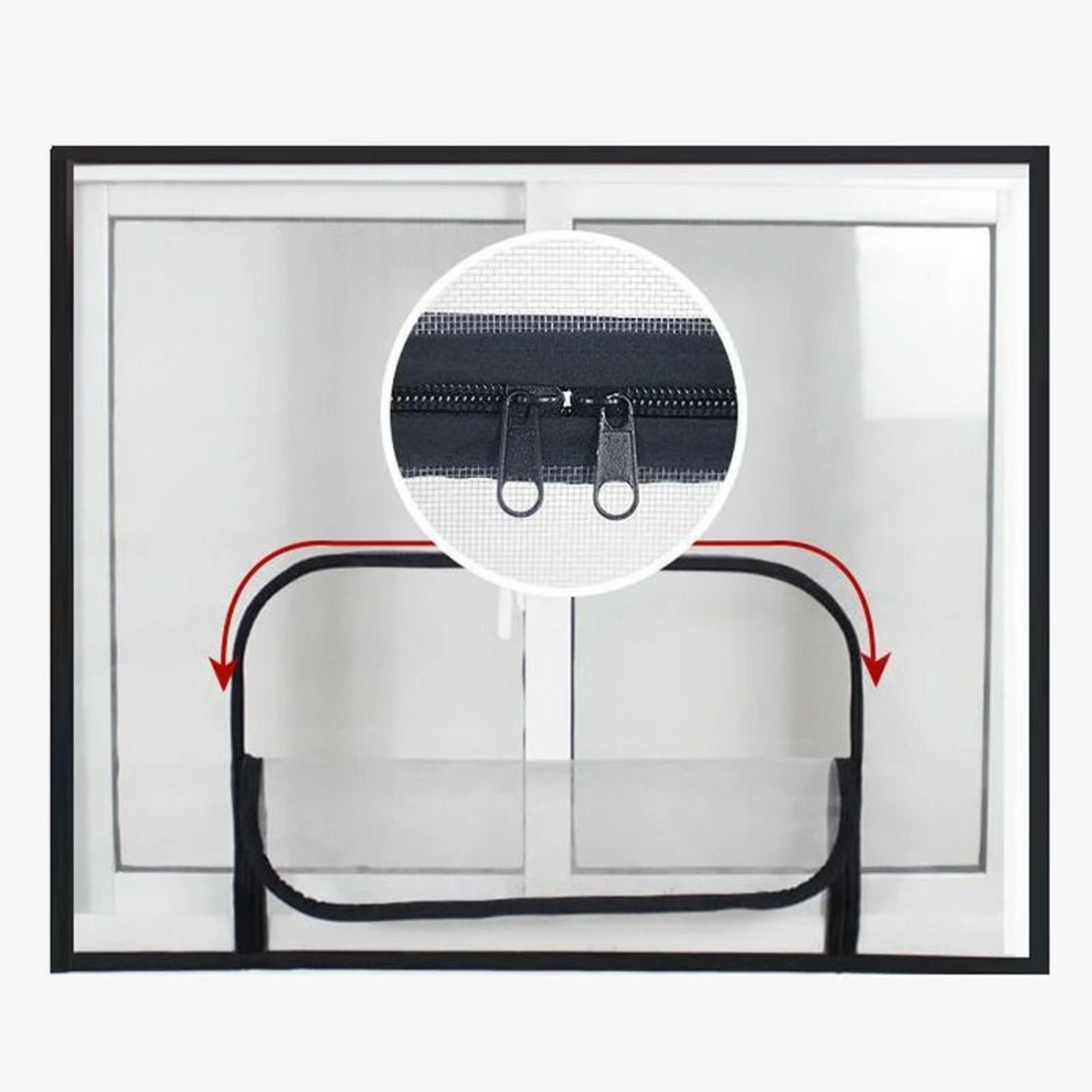zippered invisible mesh window & door screen