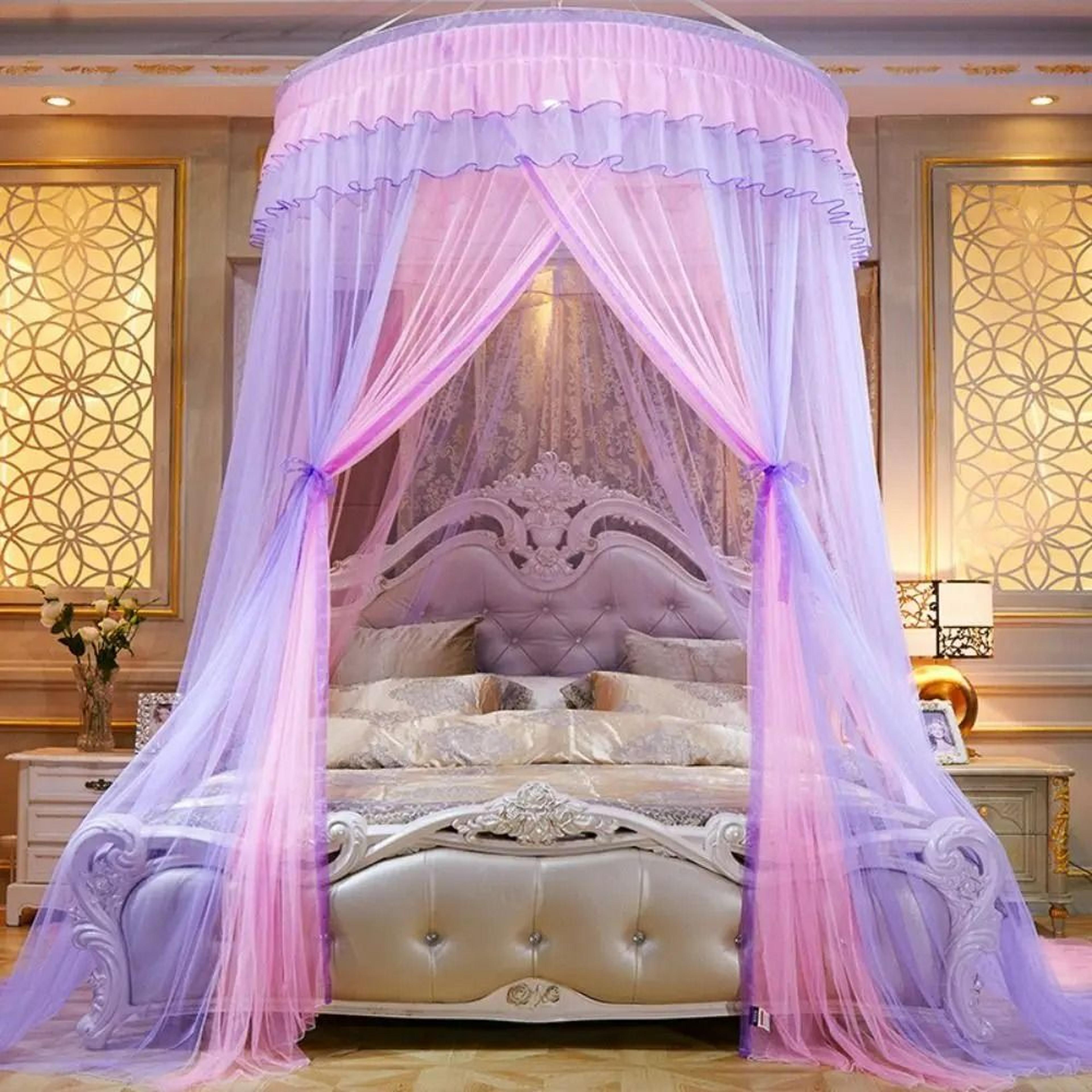 universal luxury lace princess dome bed canopy net