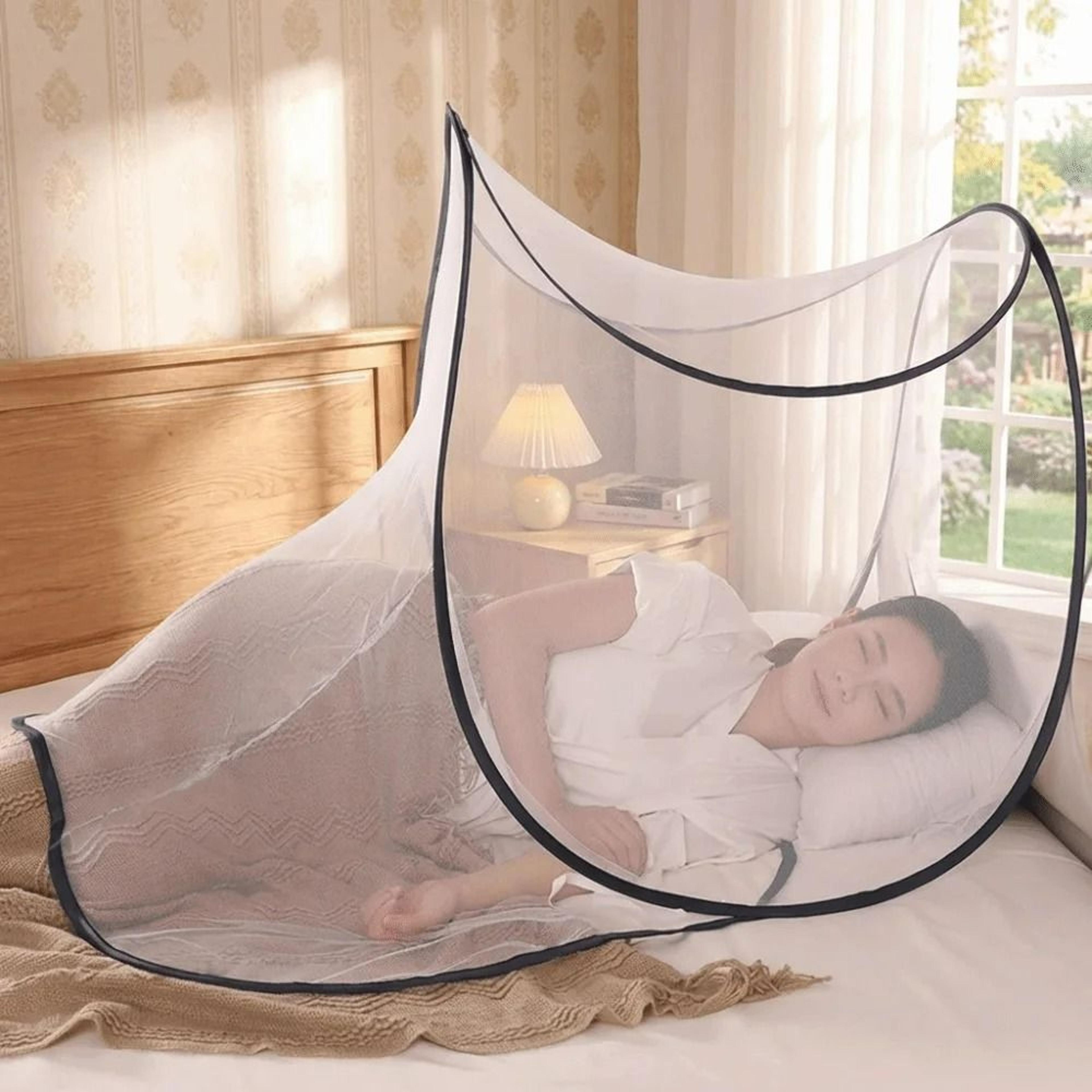 foldable head & face mosquito net shelter