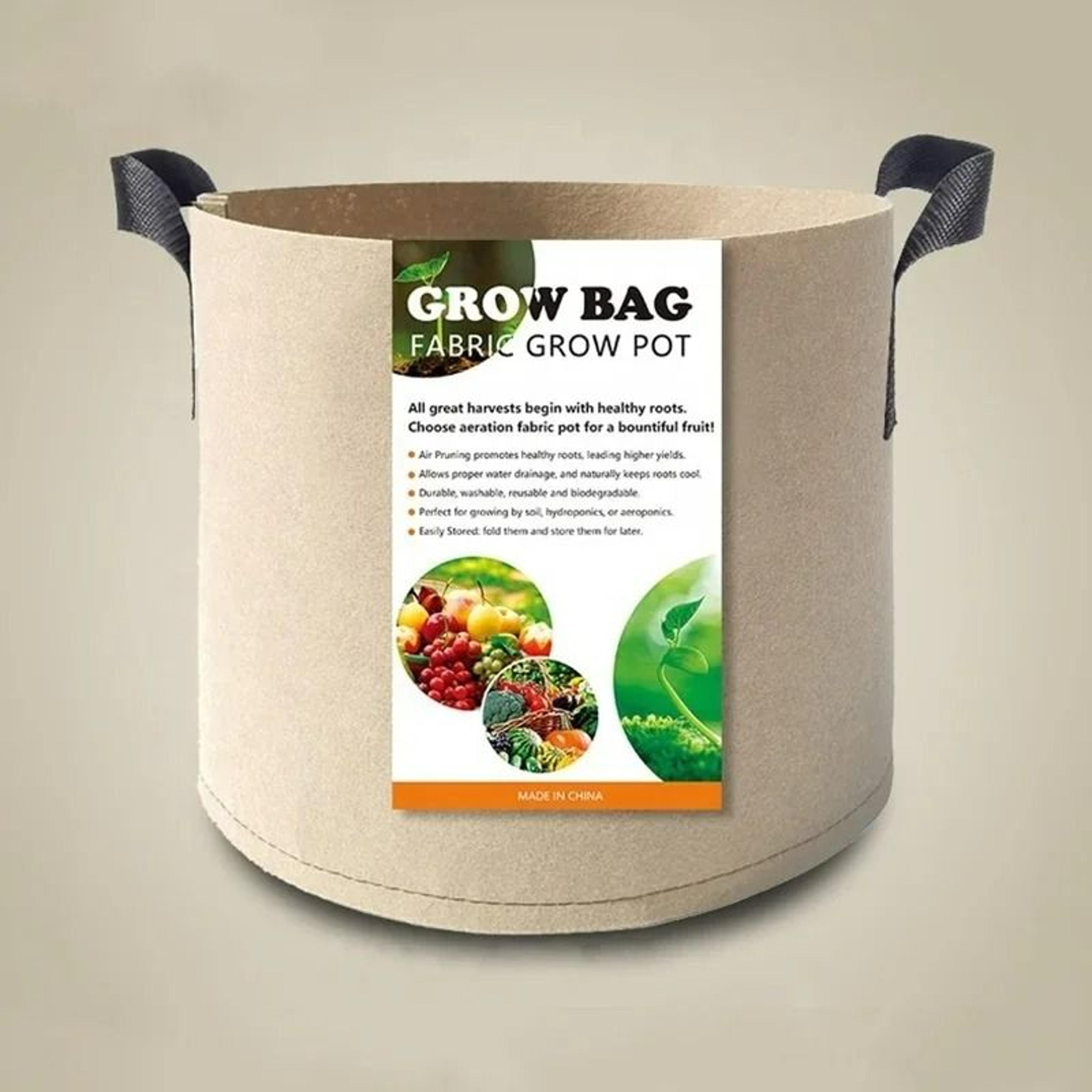 thickened non-woven aeration fabric grow bags with handles