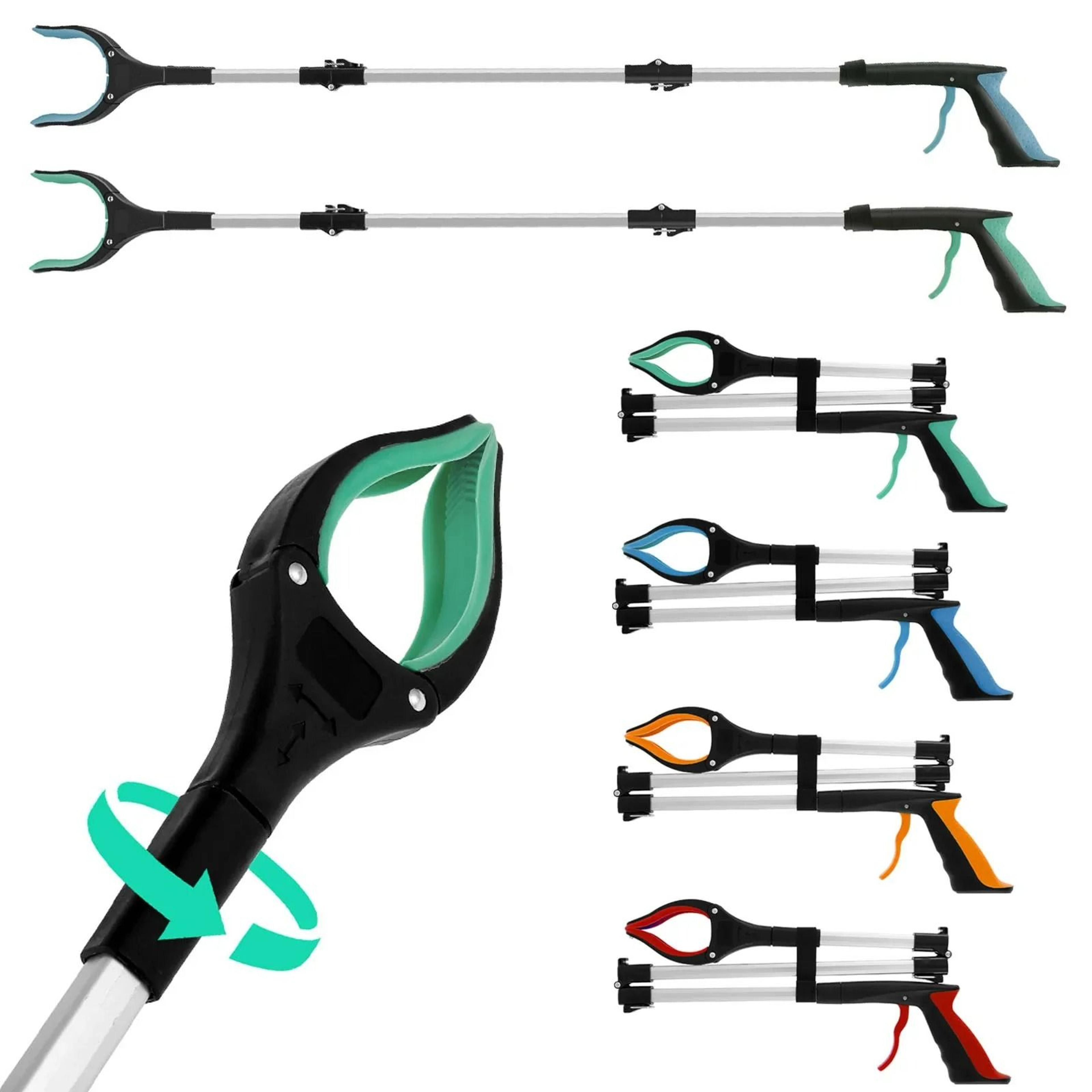 foldable gripper extender litter reacher & garbage grabber