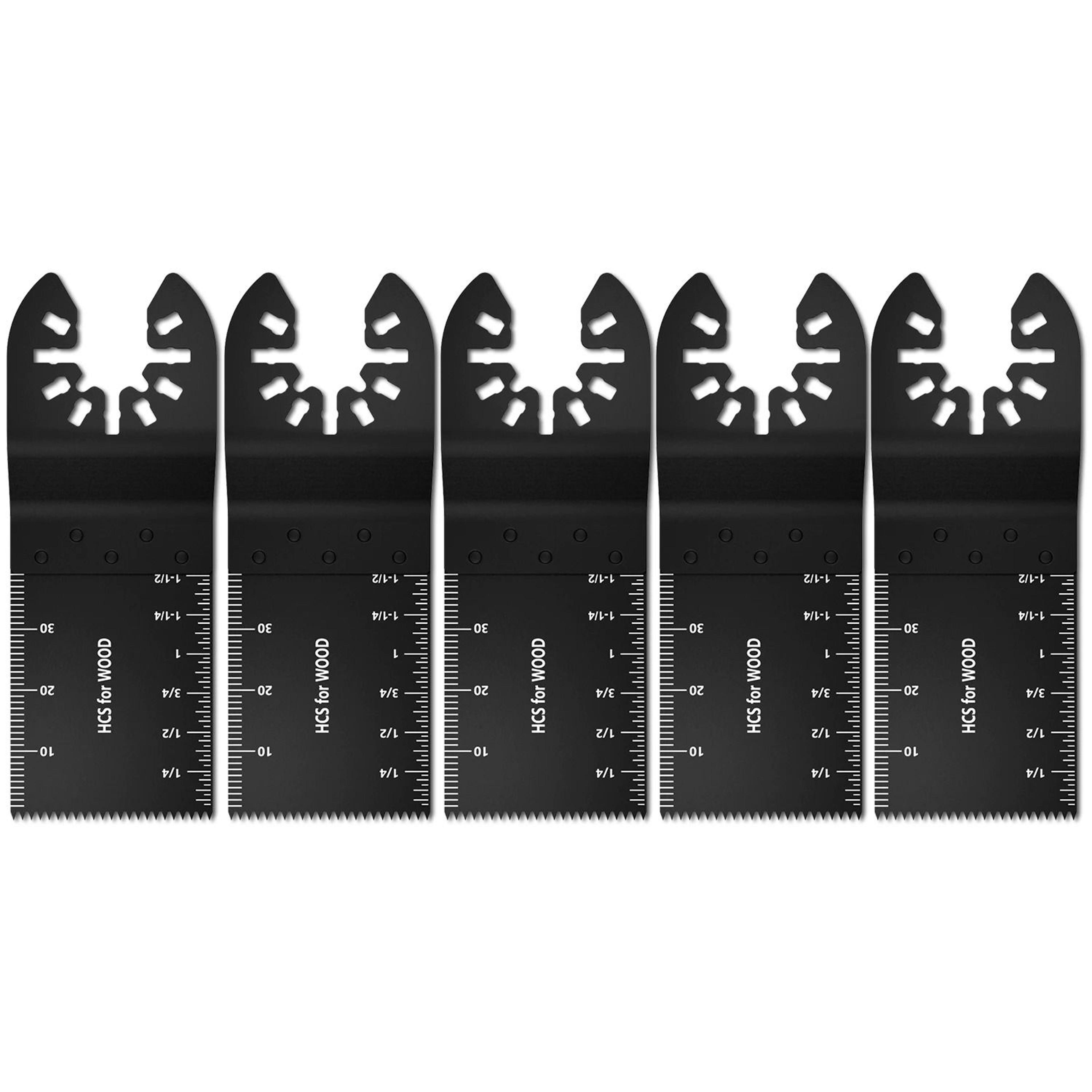 5-piece multi-function oscillating saw blade set