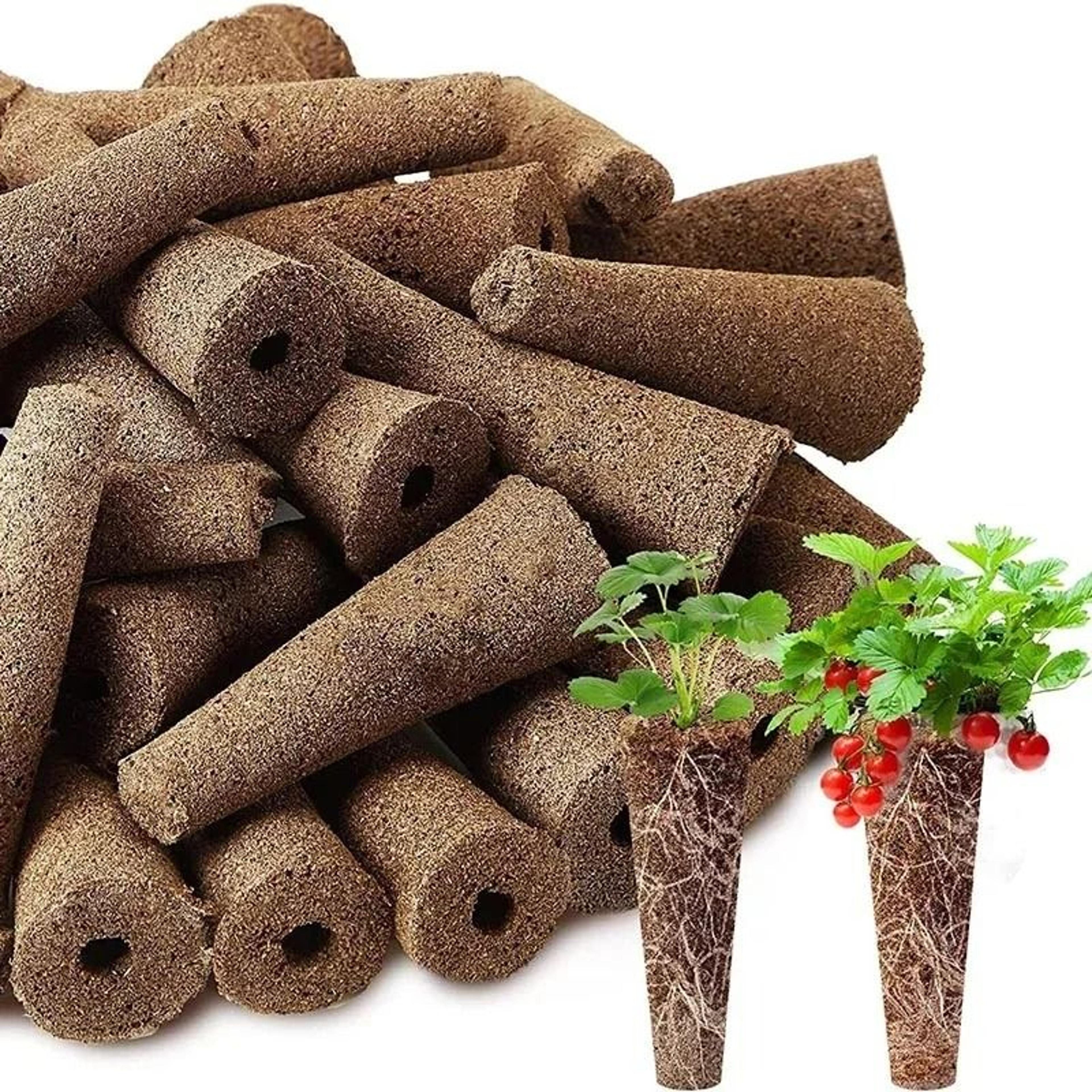 100-piece seed starter hydroponic root growth sponges