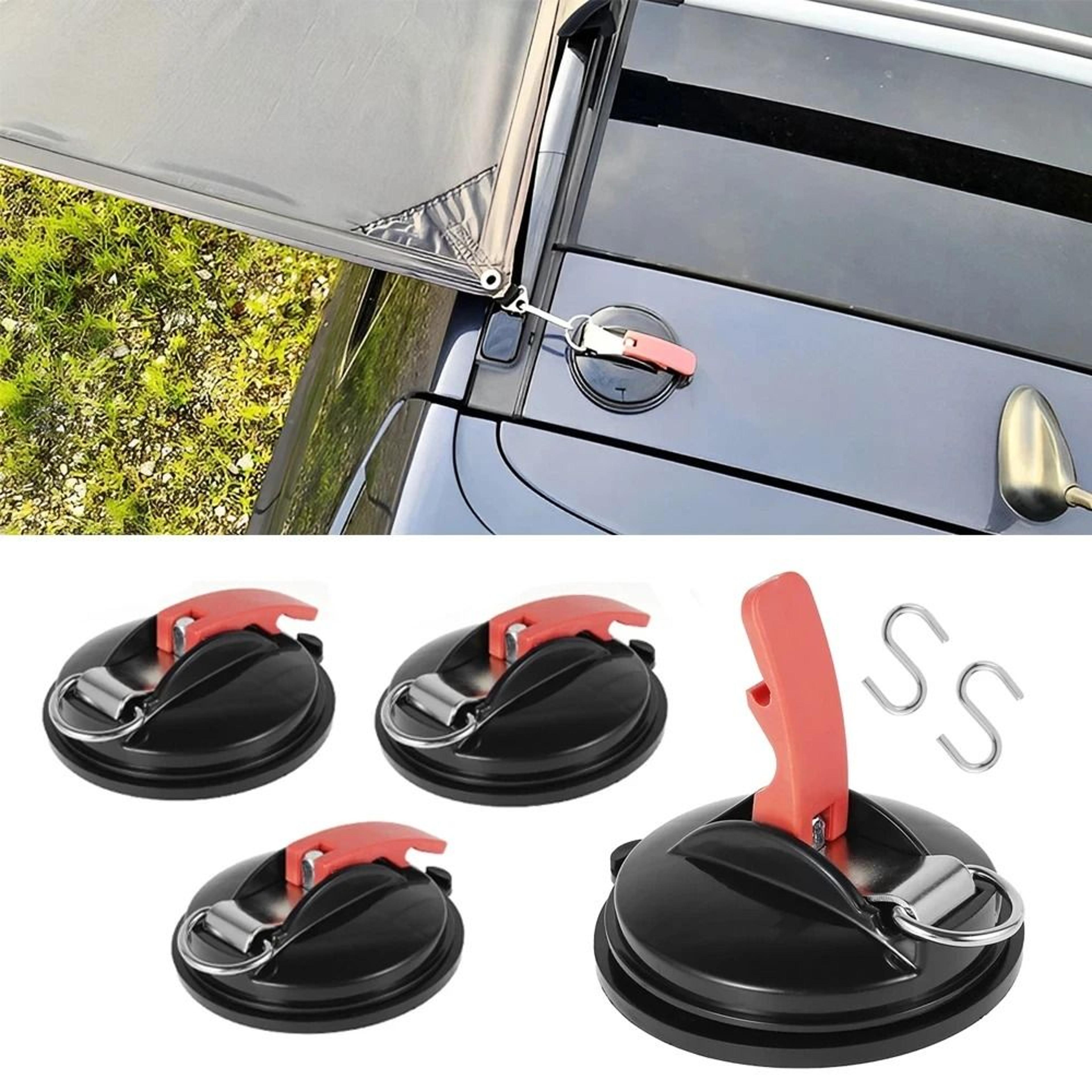 heavy-duty vacuum suction cup anchor hooks (2-pack)