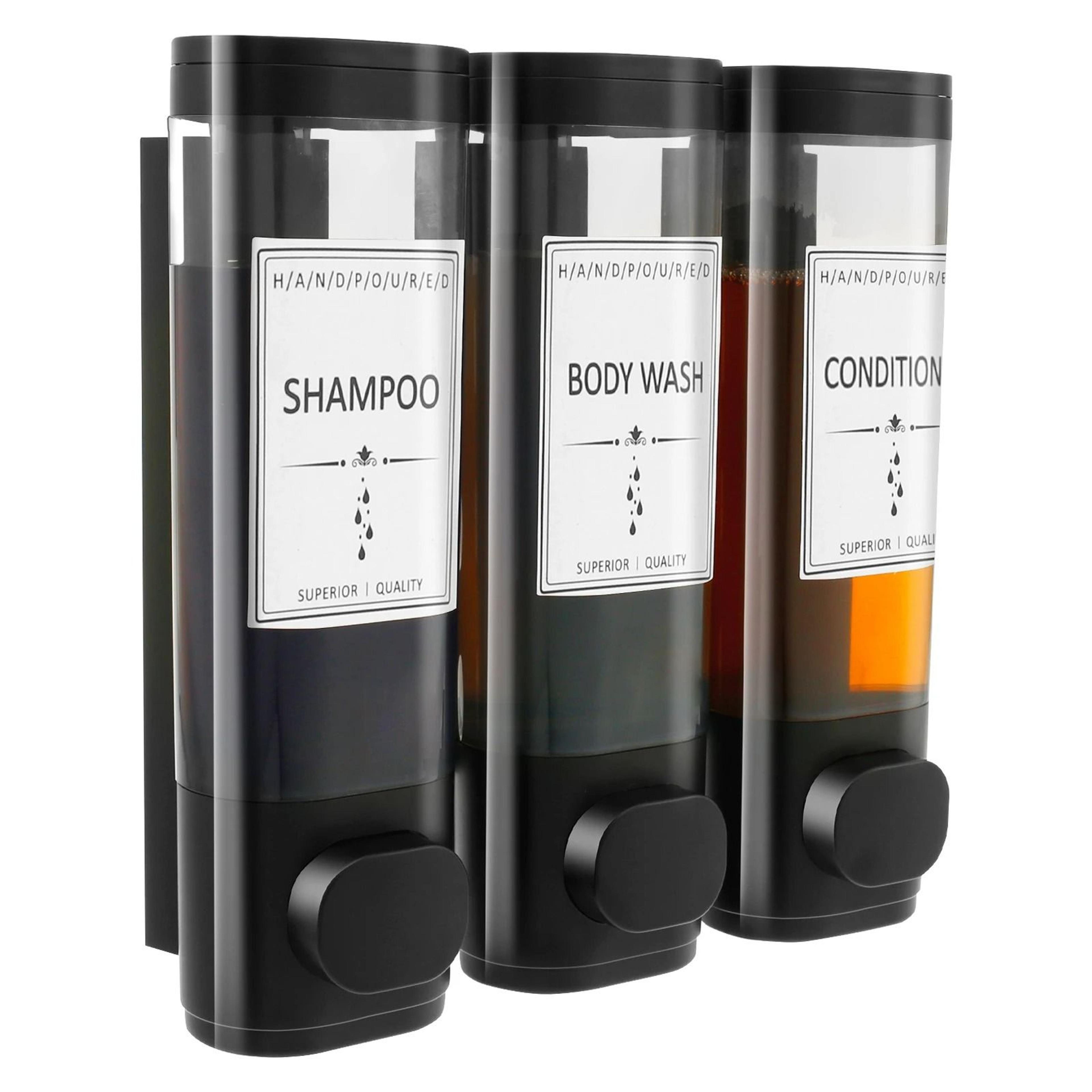 wall-mounted bathroom soap & shampoo dispenser