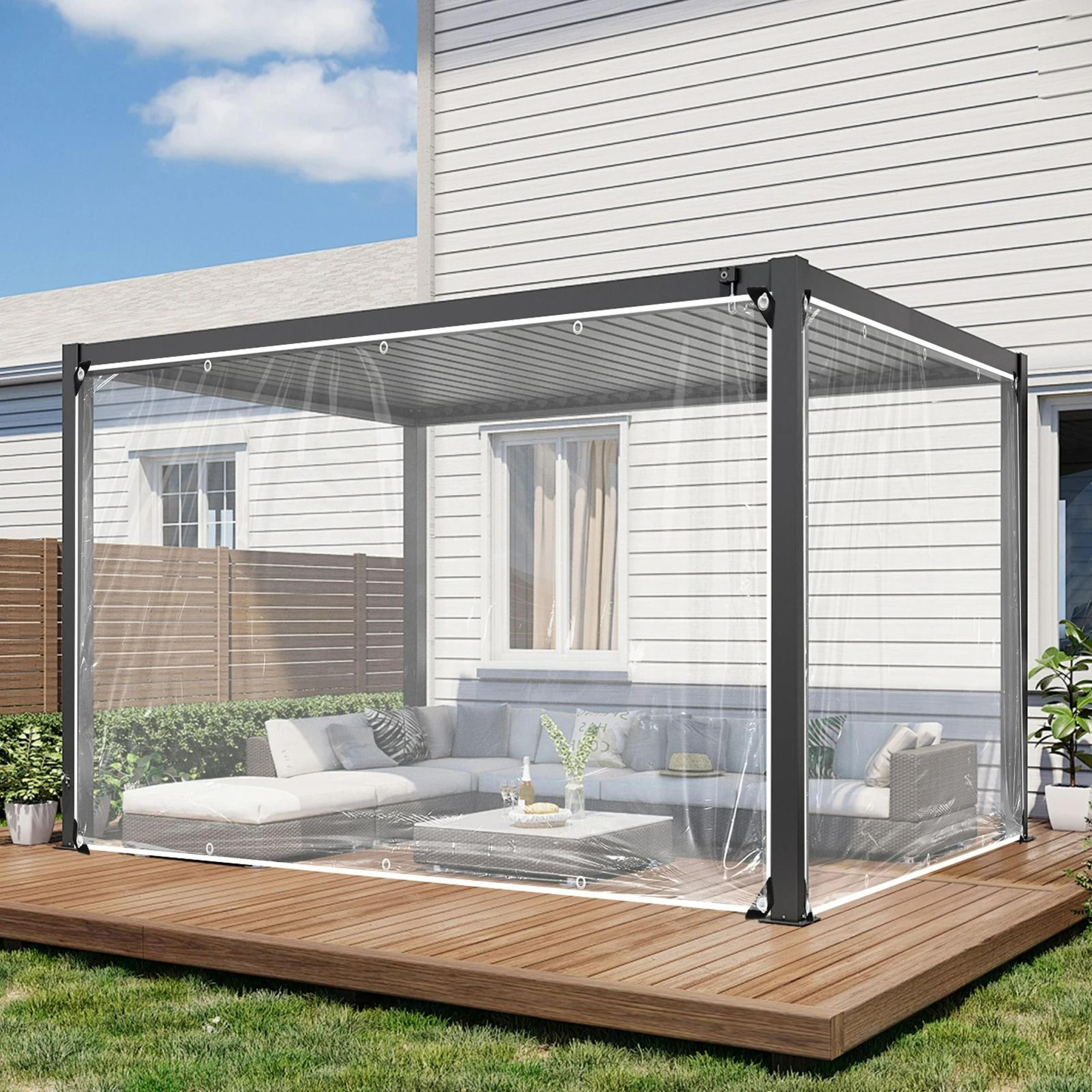 thickened waterproof clear tarp cover with grommets