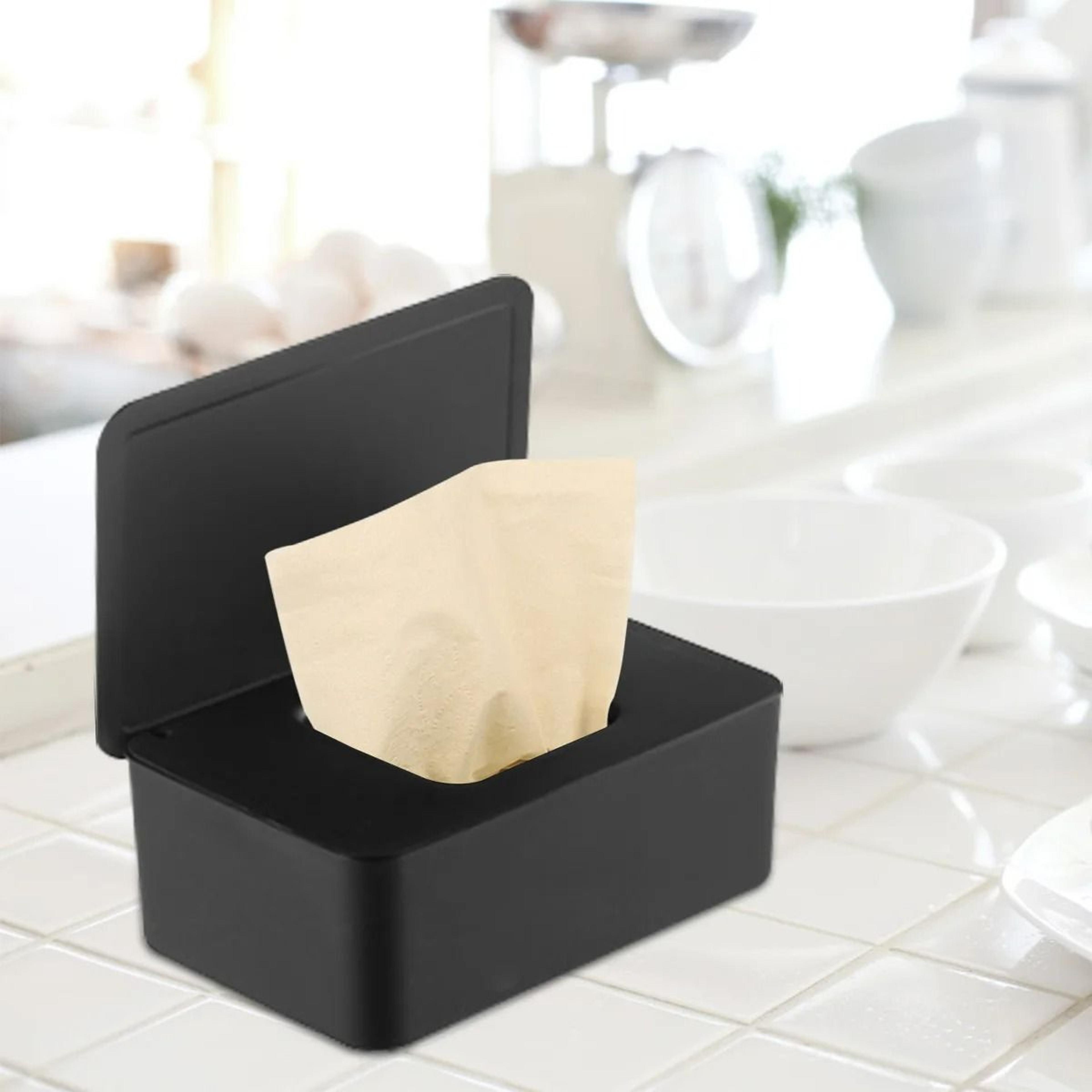dustproof wet wipes dispenser box with lid