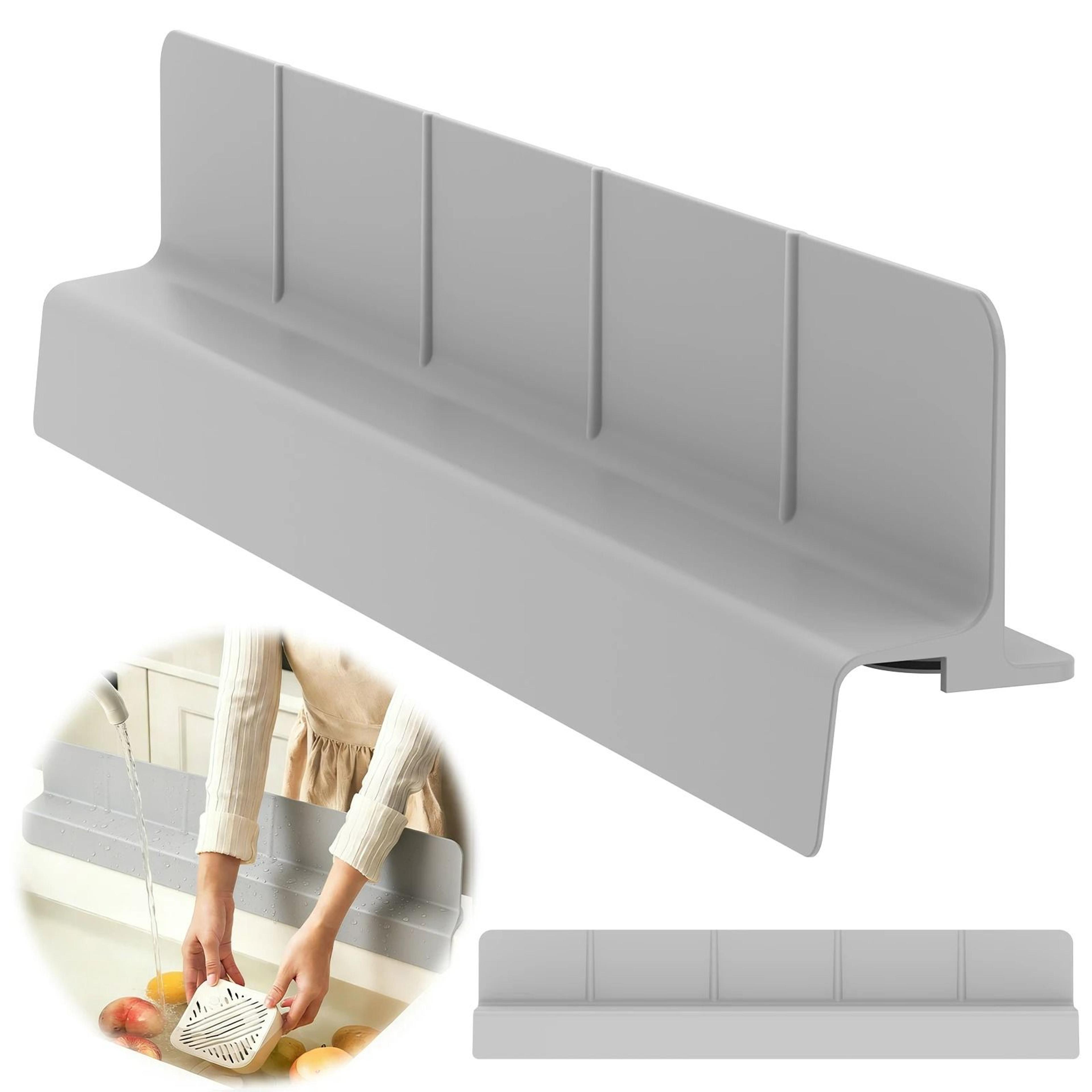 silicone kitchen sink water splash guard with suction cups
